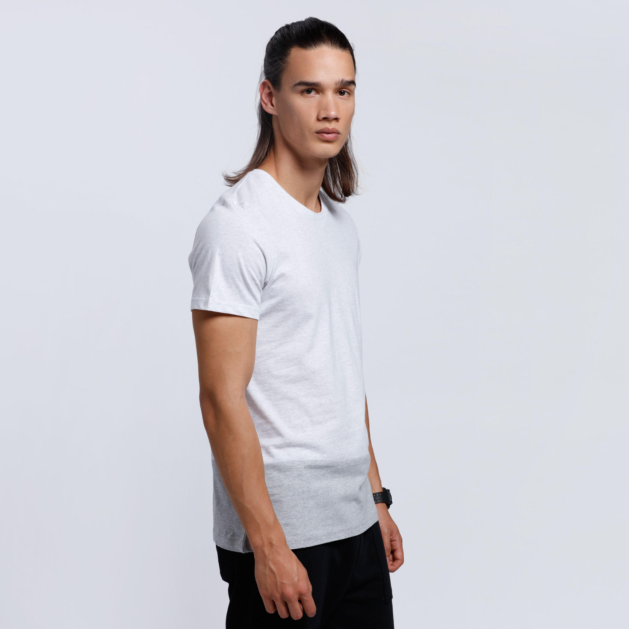 Round Neck T-Shirt with Short Sleeves-men-clothing-tshirtsandpolos-tshirts-image-3