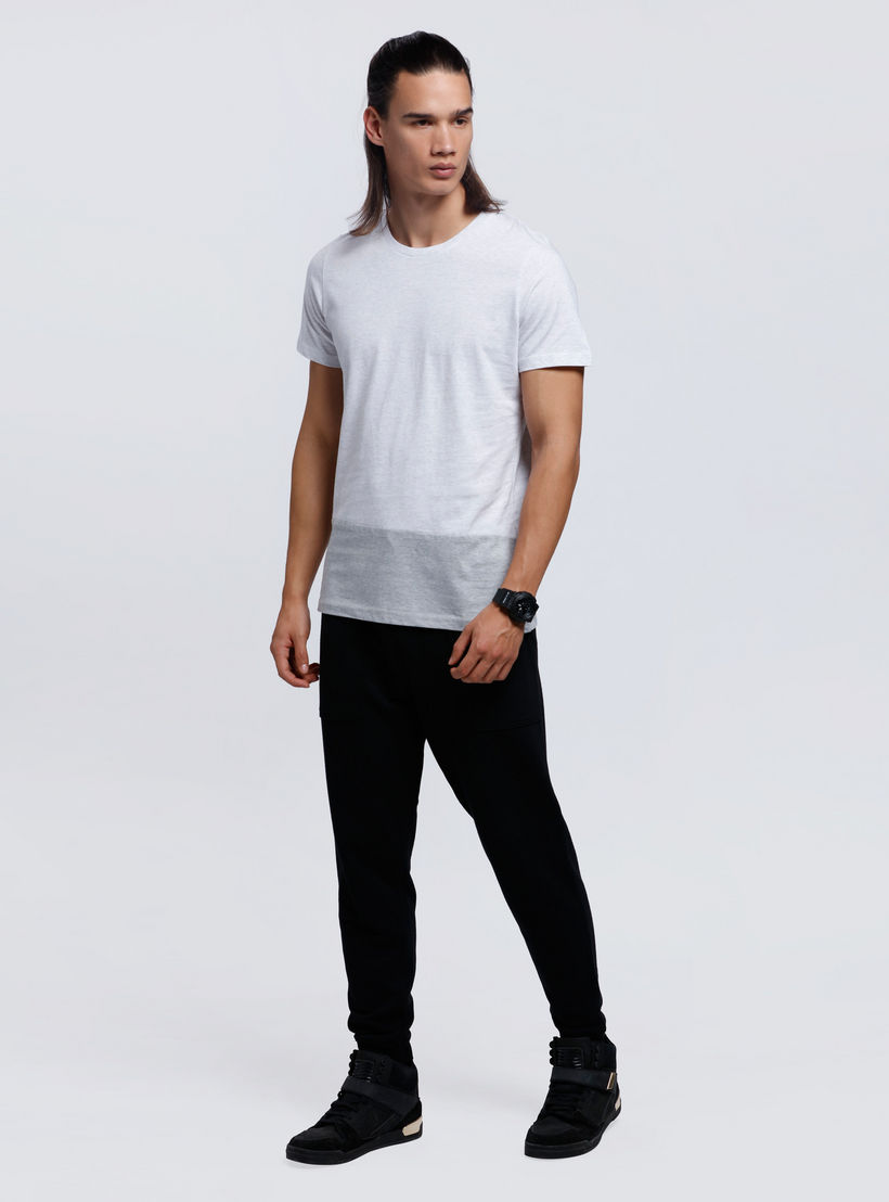 Round Neck T-Shirt with Short Sleeves-men-clothing-tshirtsandpolos-tshirts-image-1