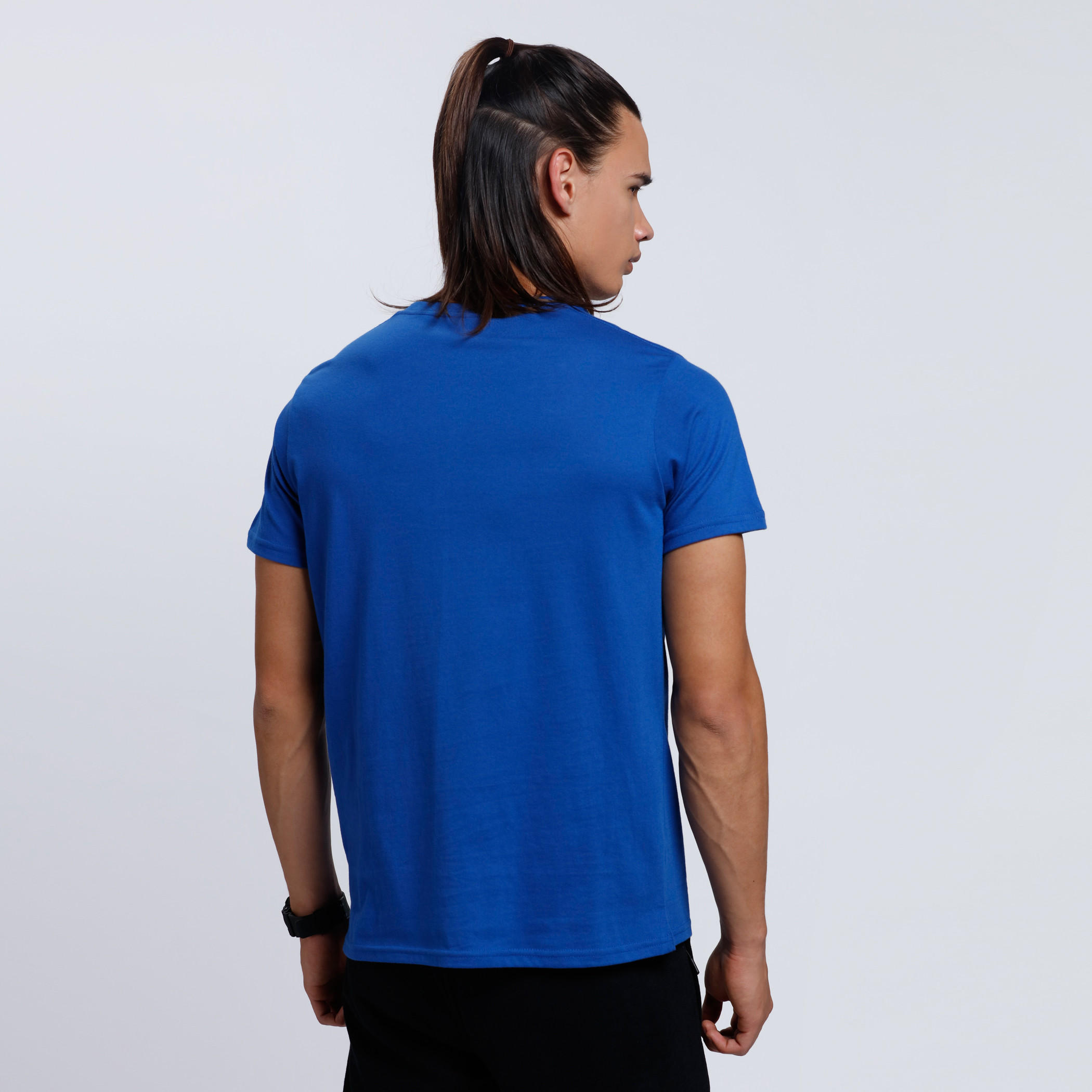 Round Neck T-Shirt with Short Sleeves-men-clothing-tshirtsandpolos-tshirts-image-2