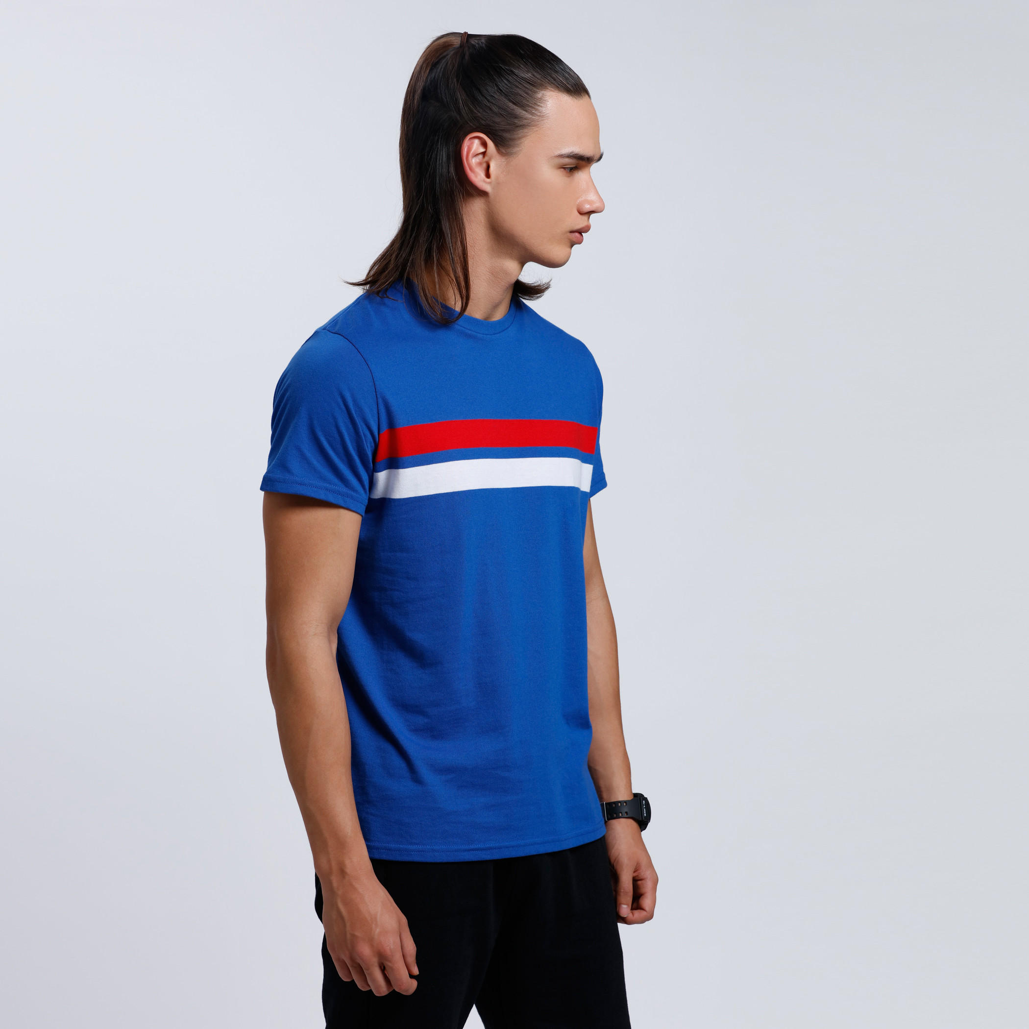 Round Neck T-Shirt with Short Sleeves-men-clothing-tshirtsandpolos-tshirts-image-3
