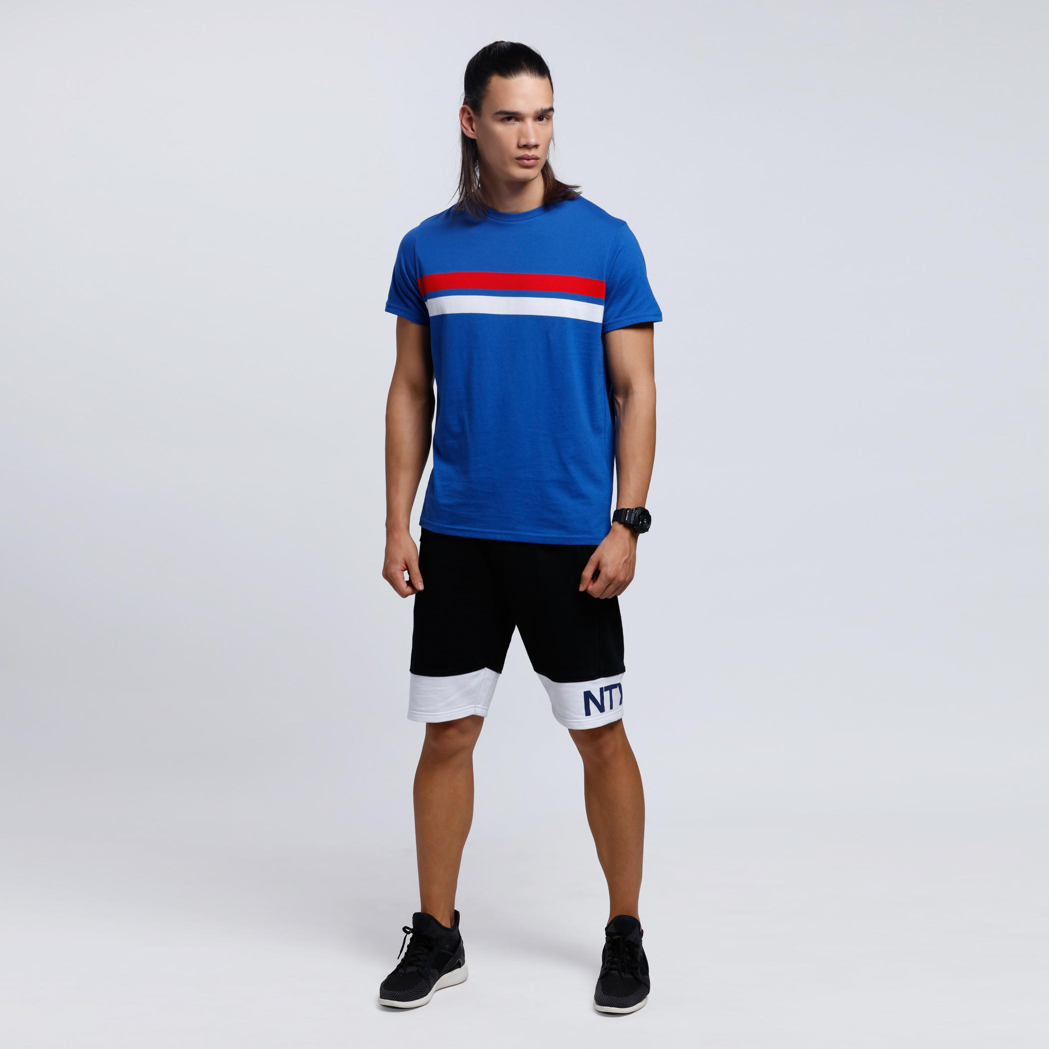 Round Neck T-Shirt with Short Sleeves-men-clothing-tshirtsandpolos-tshirts-image-5