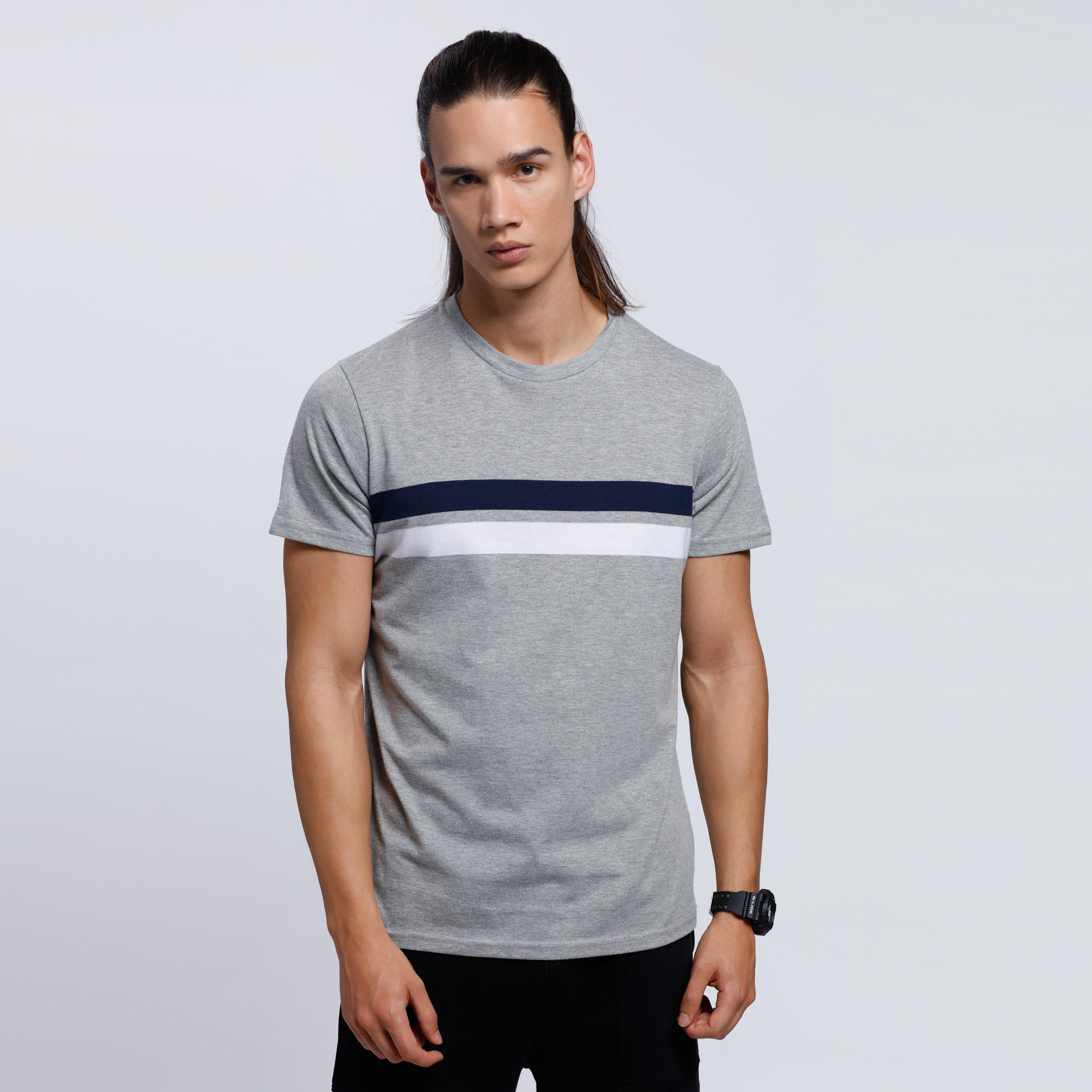Round Neck T-Shirt with Short Sleeves-men-clothing-tshirtsandpolos-tshirts-image-5