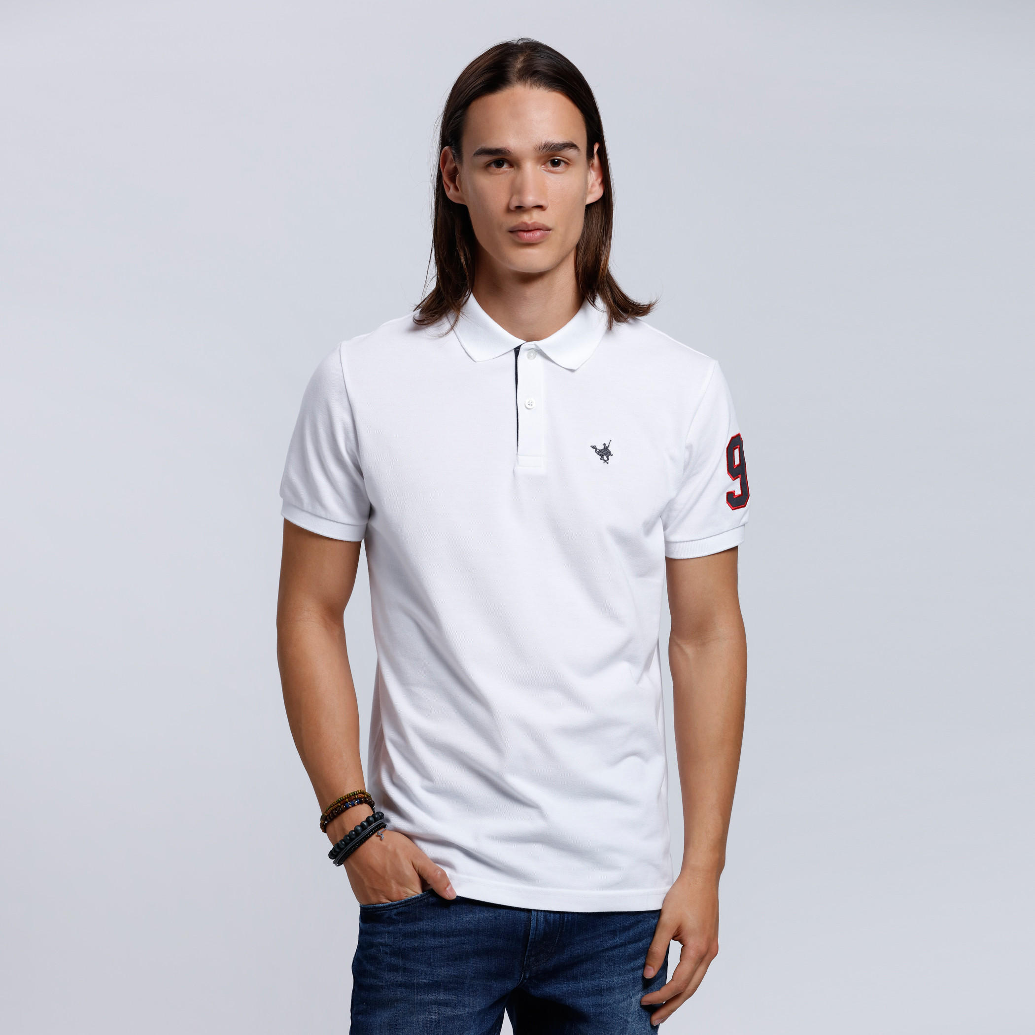 Polo Neck T-Shirt with Short Sleeves-men-clothing-tshirtsandpolos-polos-image-5