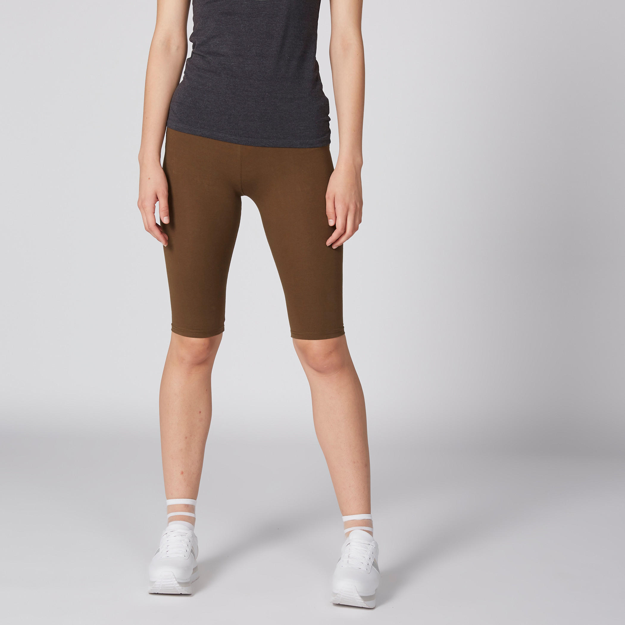 بنطال ليقنز بطول 3/4 وخصر مطاطي-women-clothing-bottoms-leggings-image-1