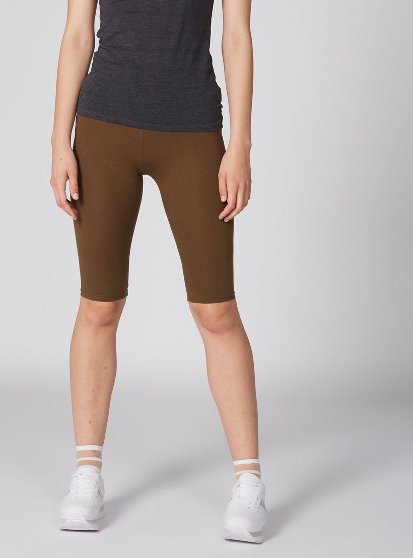 بنطال ليقنز بطول 3/4 وخصر مطاطي-women-clothing-bottoms-leggings-image-1