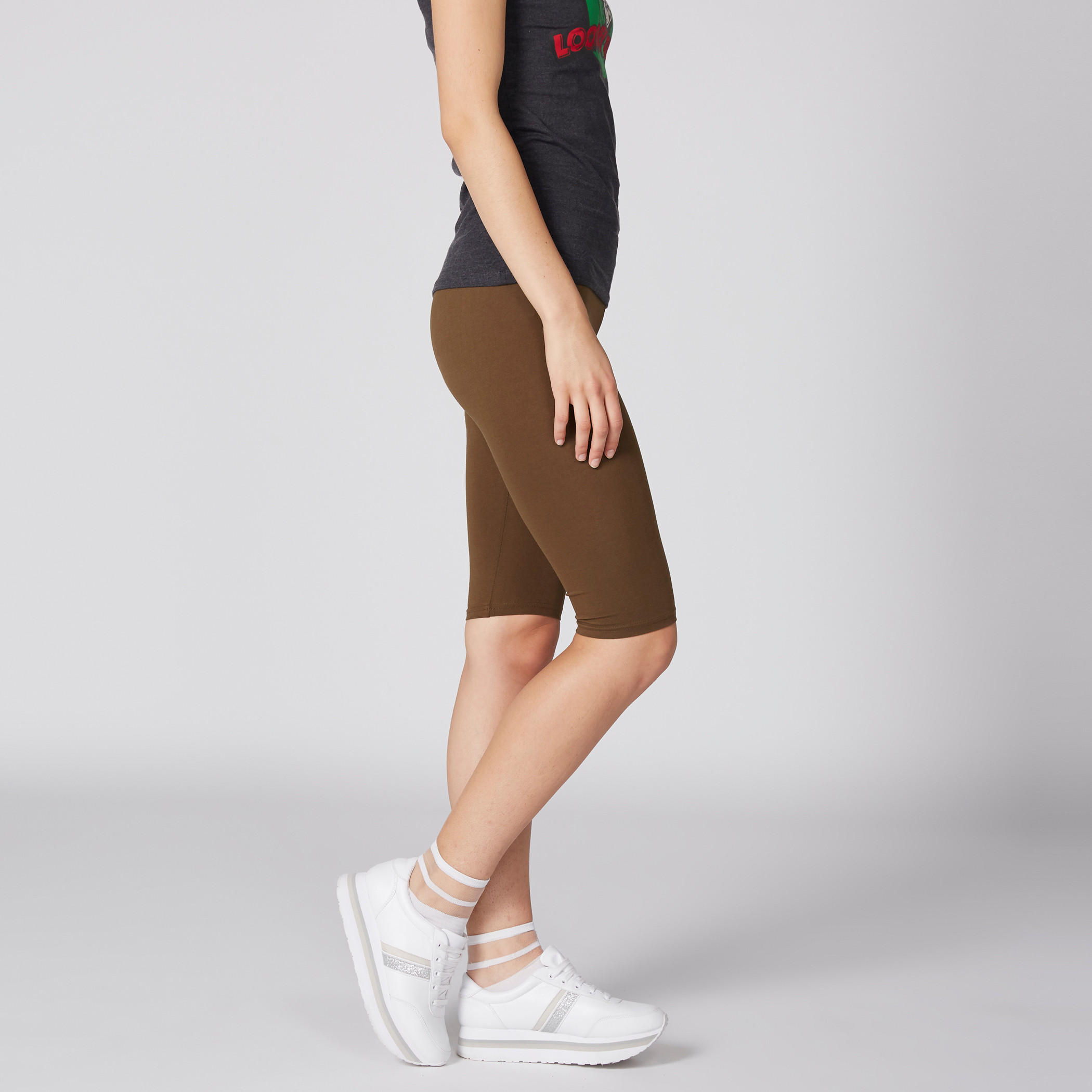 بنطال ليقنز بطول 3/4 وخصر مطاطي-women-clothing-bottoms-leggings-image-2