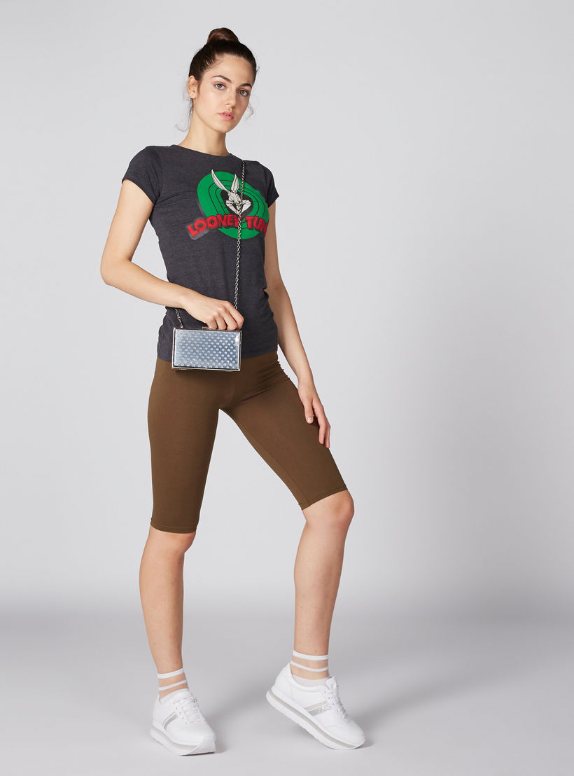 بنطال ليقنز بطول 3/4 وخصر مطاطي-women-clothing-bottoms-leggings-image-4