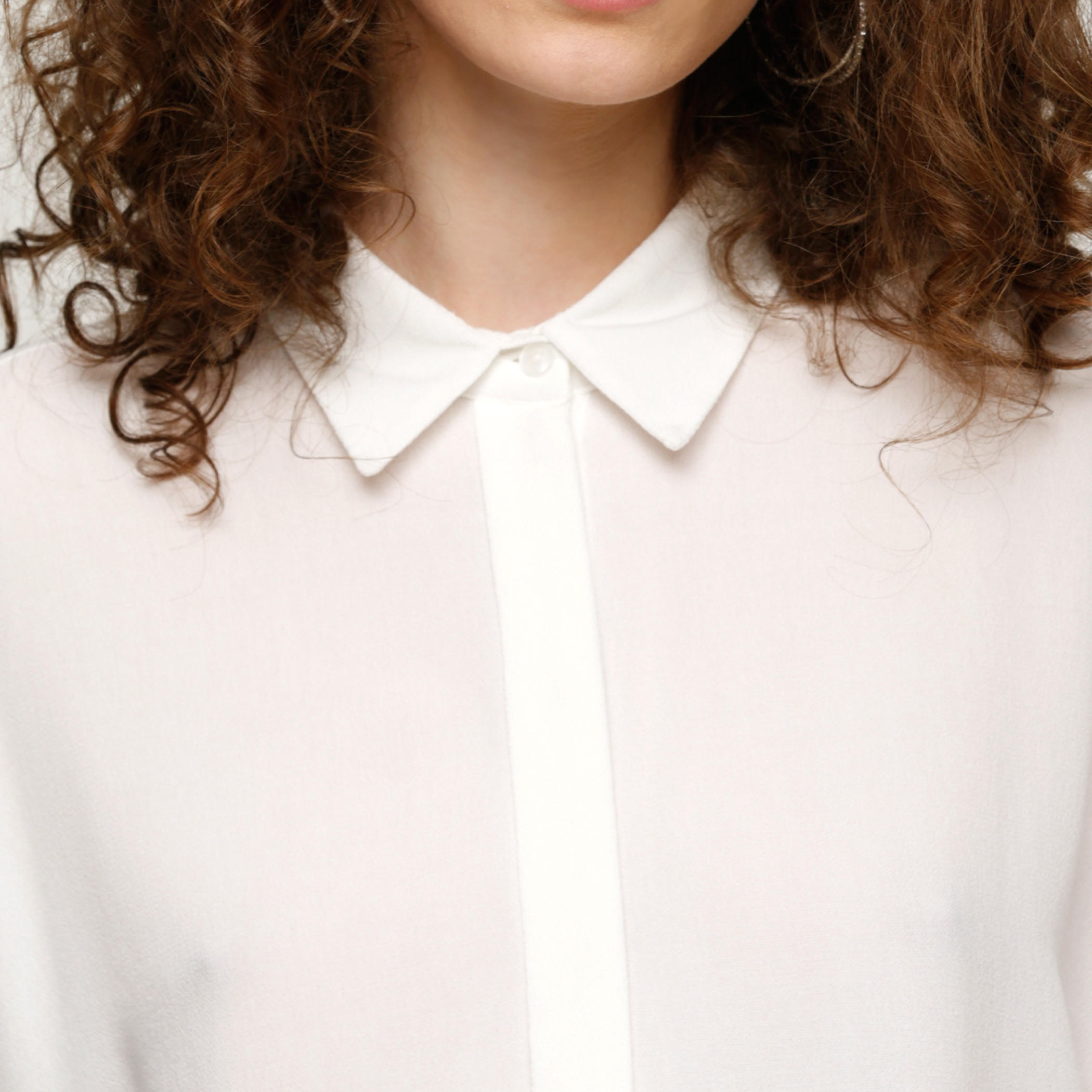 Extended Sleeves Top with Spread Collar and High Low Hem-women-clothing-shirtsandblouses-blouses-image-9
