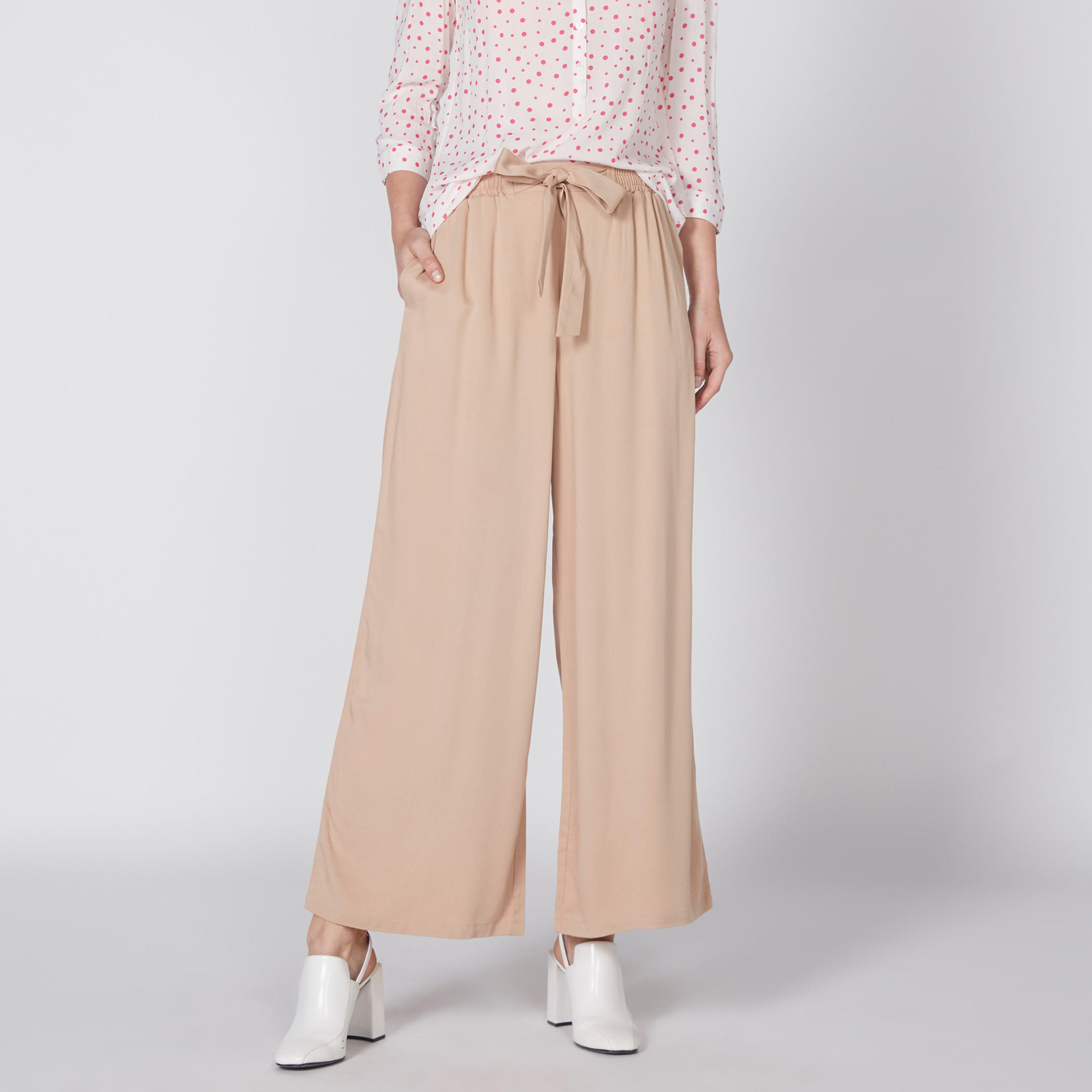 بنطال بالازو طويل برباط وجيوب-women-clothing-bottoms-trousers-image-1