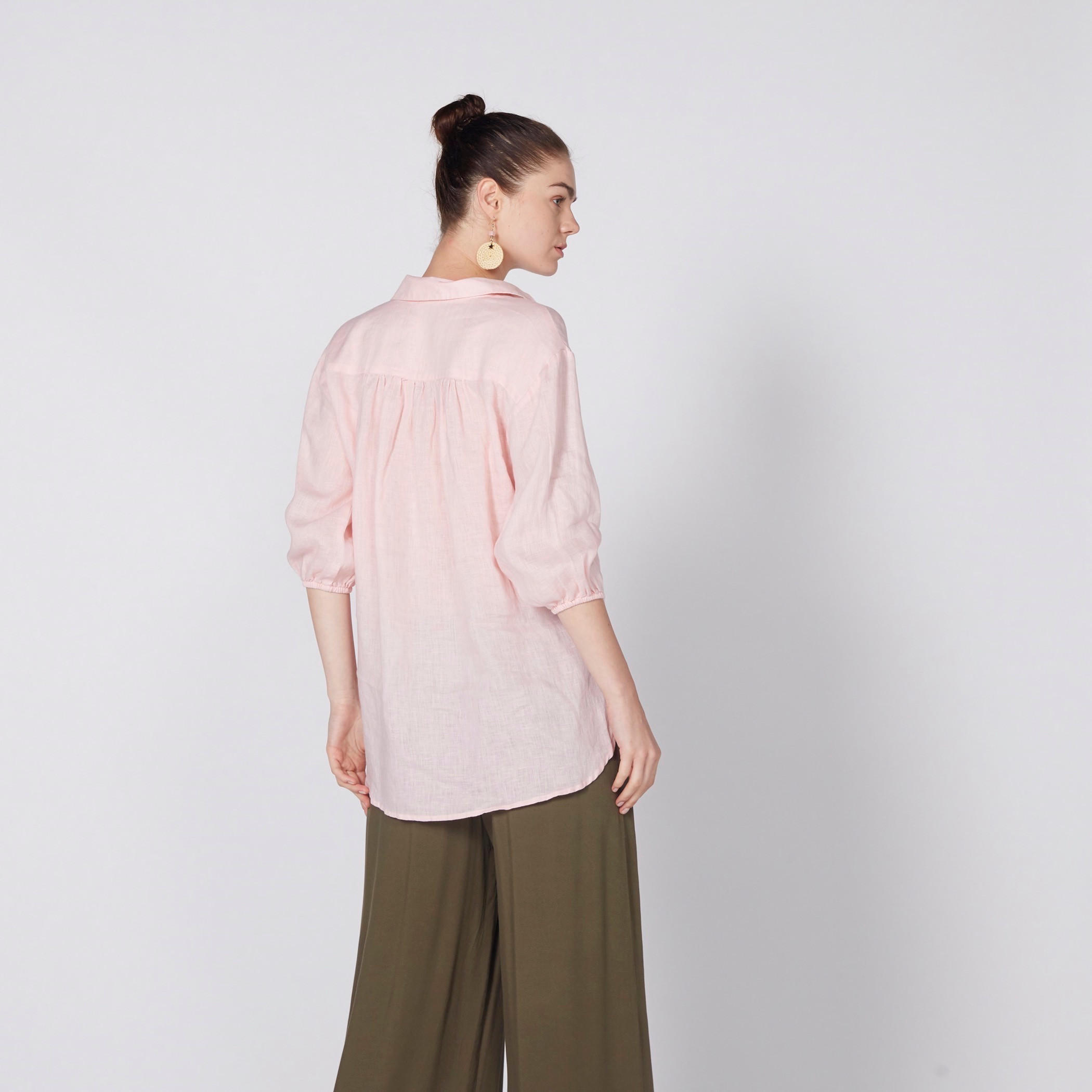 Woven Top with Elasticised Sleeve Hem-women-clothing-shirtsandblouses-blouses-image-3