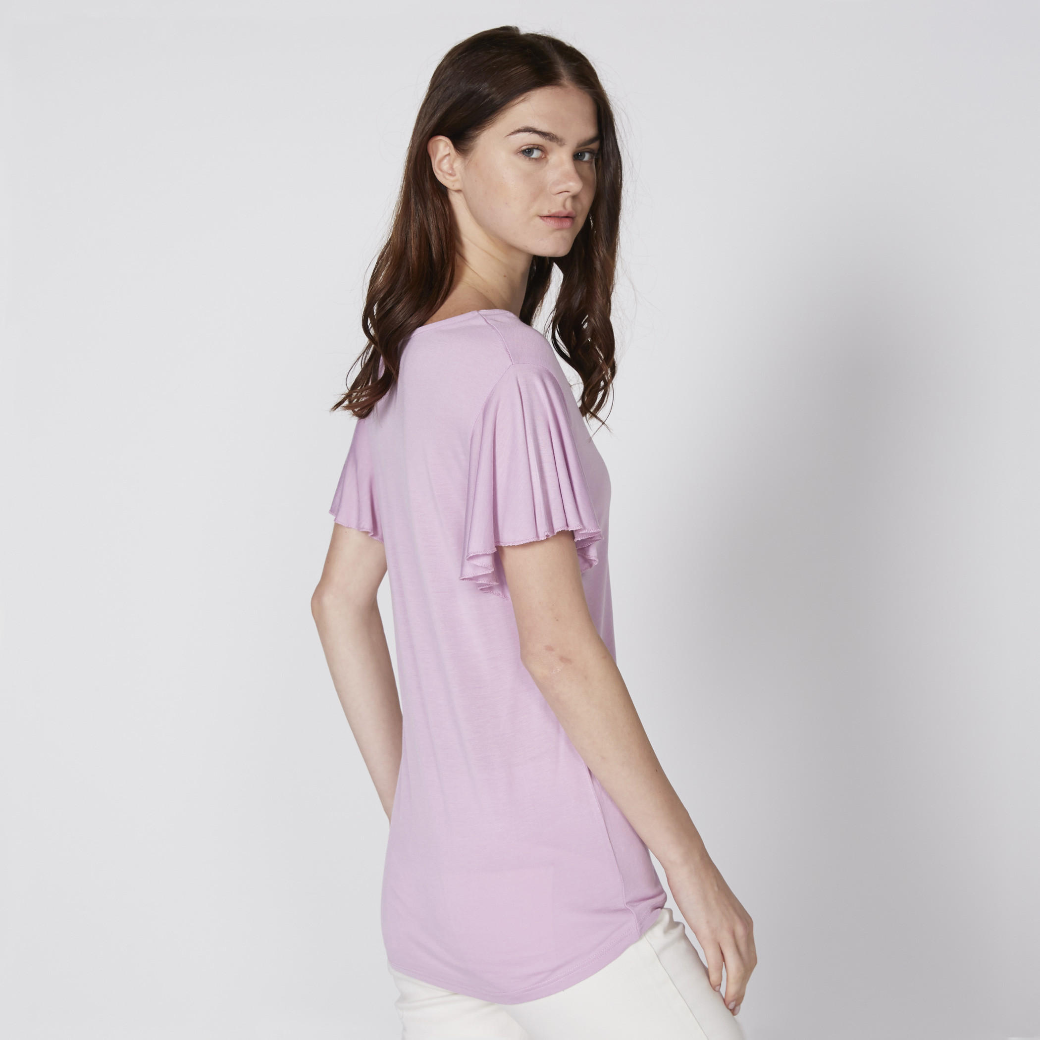 Round Neck Top with Short Sleeves-women-clothing-shirtsandblouses-blouses-image-3