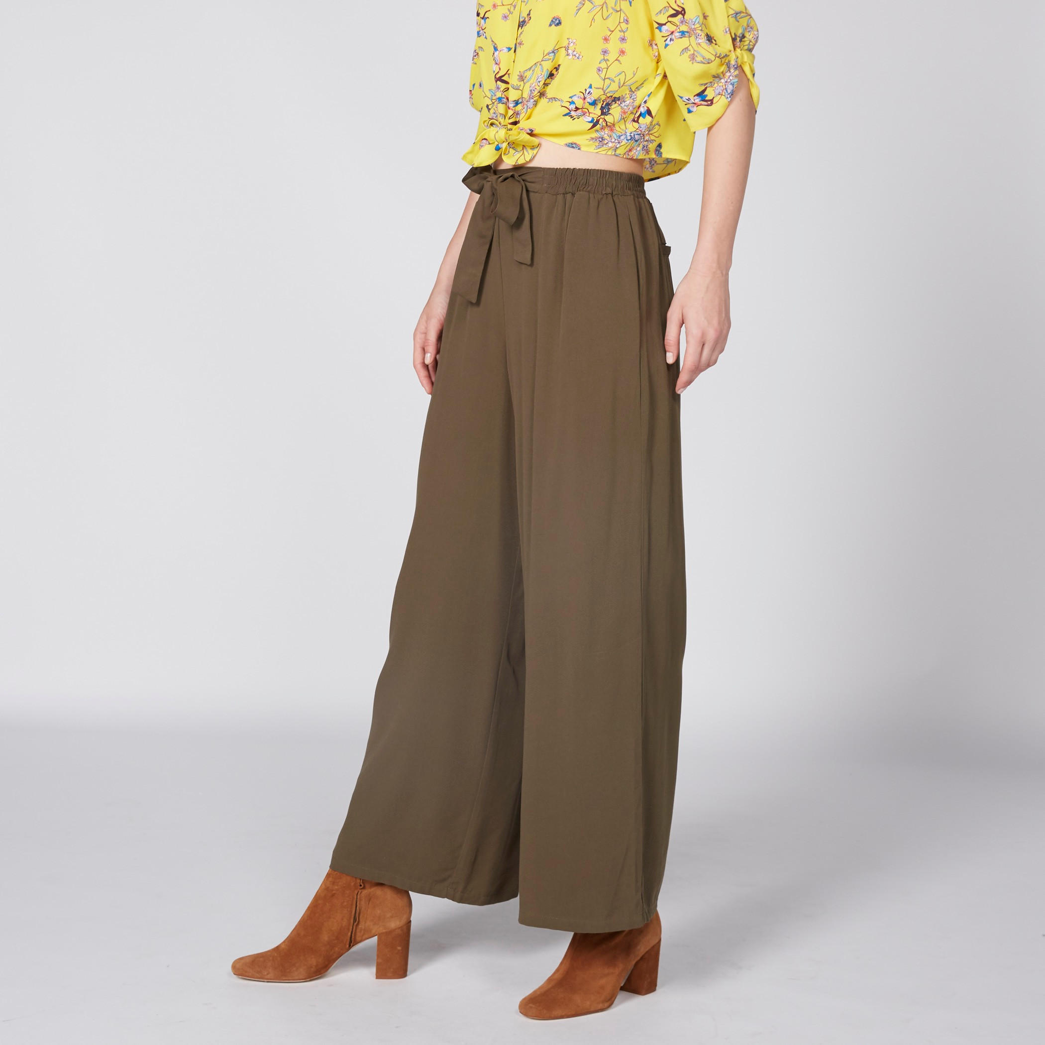 Full Length Palazzo Pants with Elasticised Waistband-women-clothing-bottoms-trousers-image-3