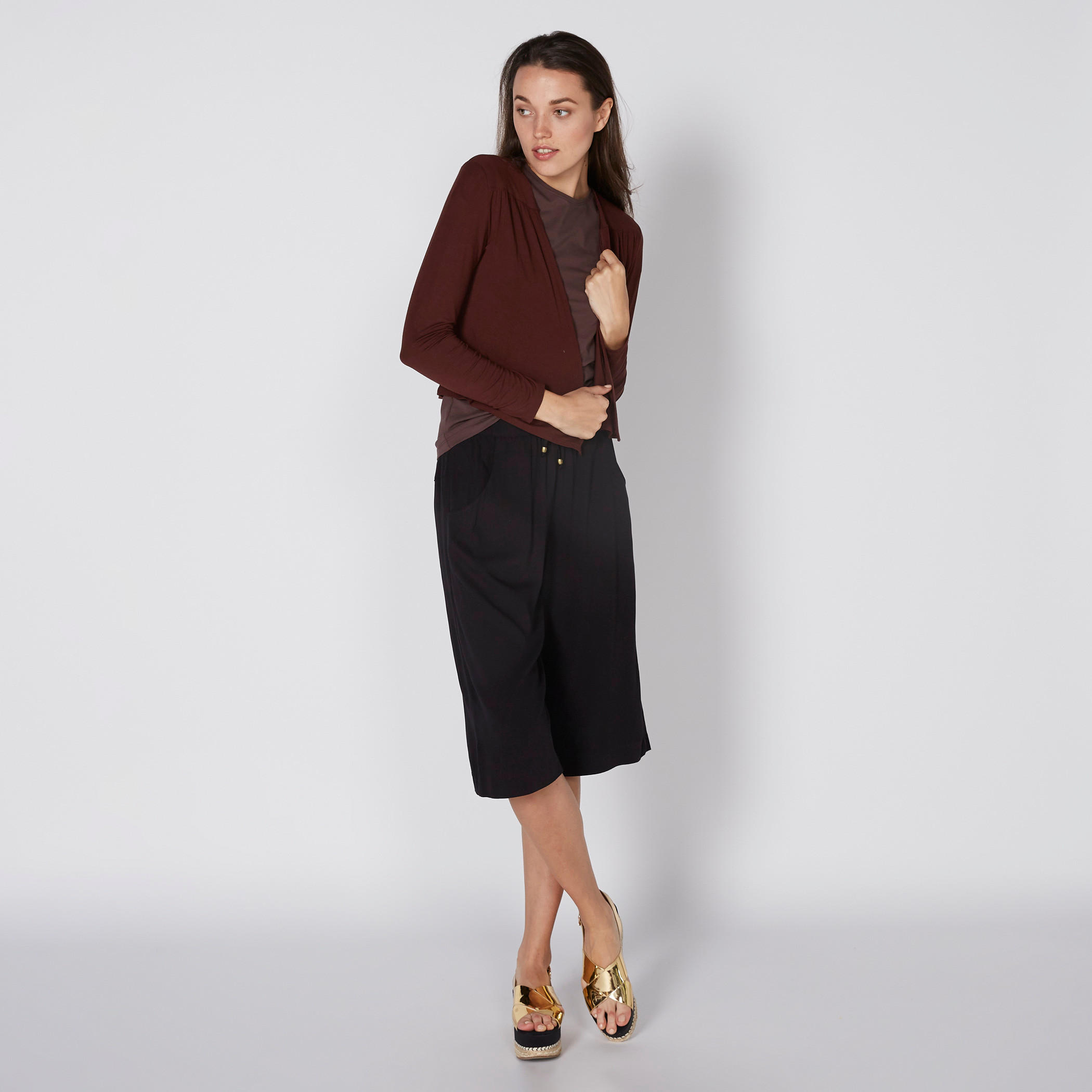 سترة بأكمام طويلة وفتحة أمامية-women-winterwear-cardigansandjumpers-cardigans-image-2