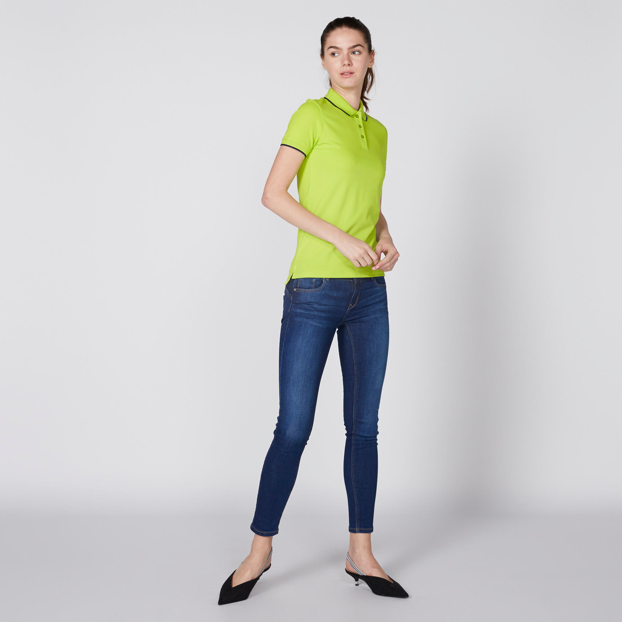 تيشيرت بياقة بولو وأكمام قصيرة-women-clothing-tshirts-image-2