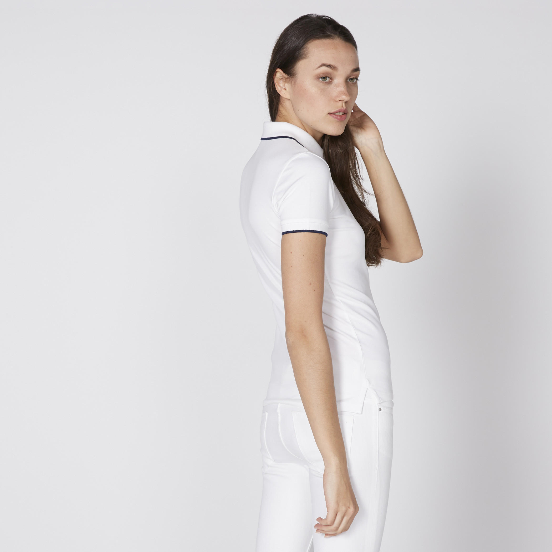 تيشيرت بياقة بولو وأكمام قصيرة-women-clothing-tshirts-image-4