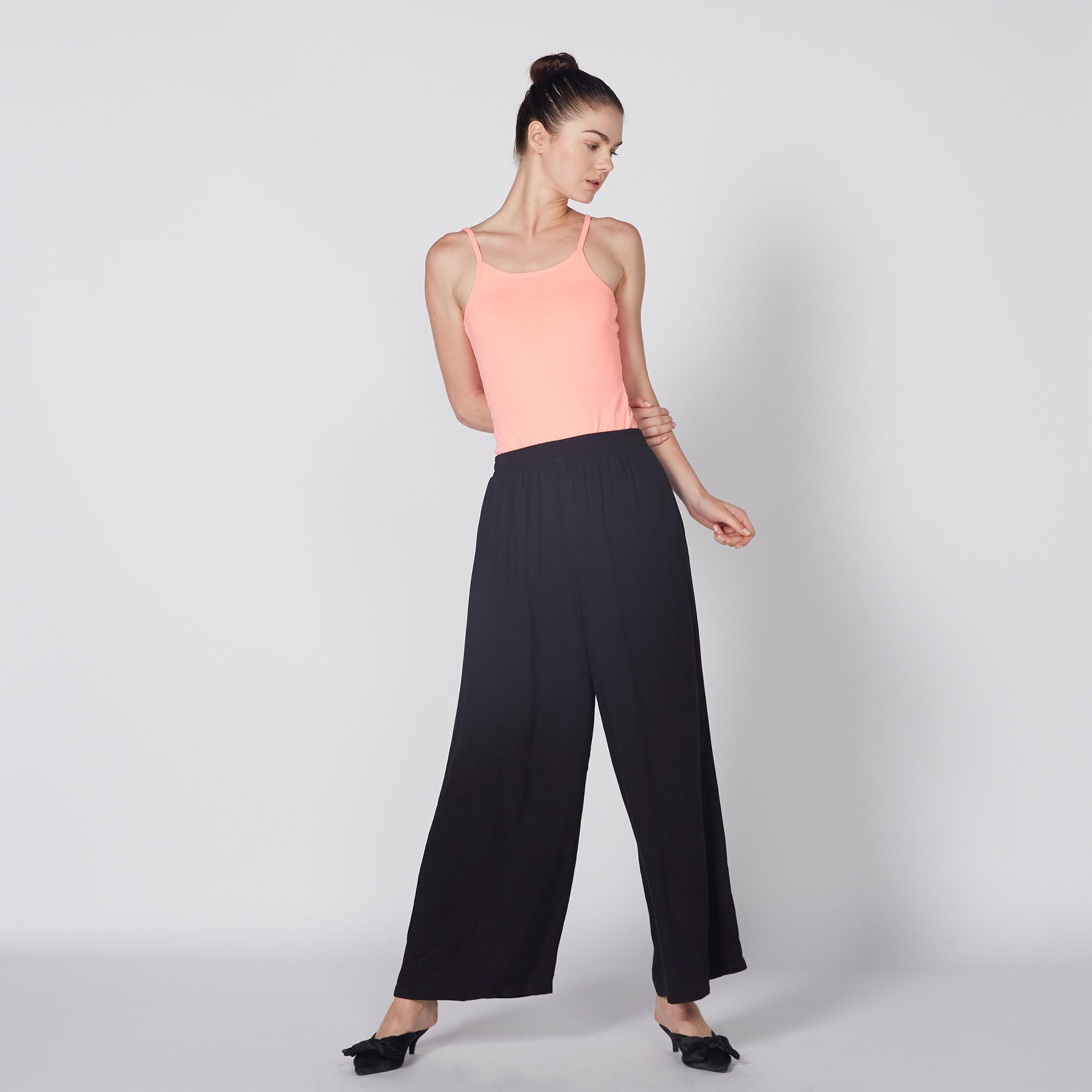 Spaghetti Strap Camisole with Scoop Neck-women-clothing-tshirts-image-2