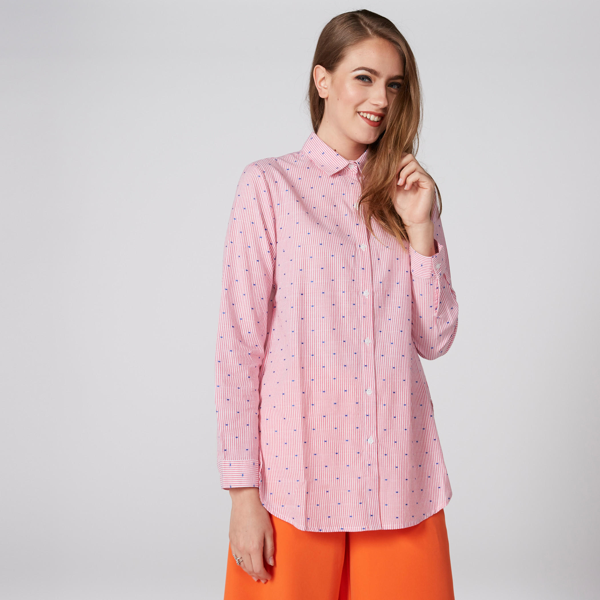 قميص مقلّم بأكمام طويلة وأزرار-women-clothing-shirtsandblouses-shirts-image-5