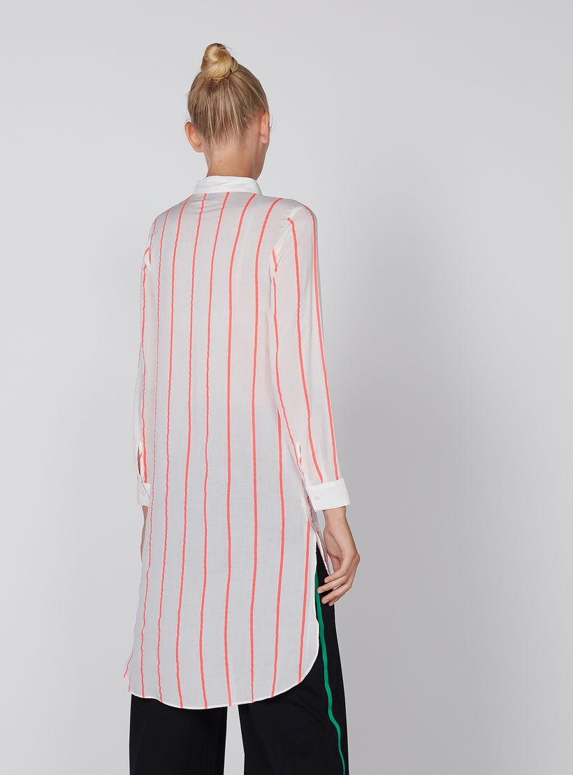 Striped Shirt with High Low Hem and Long Sleeves-women-clothing-shirtsandblouses-blouses-image-4