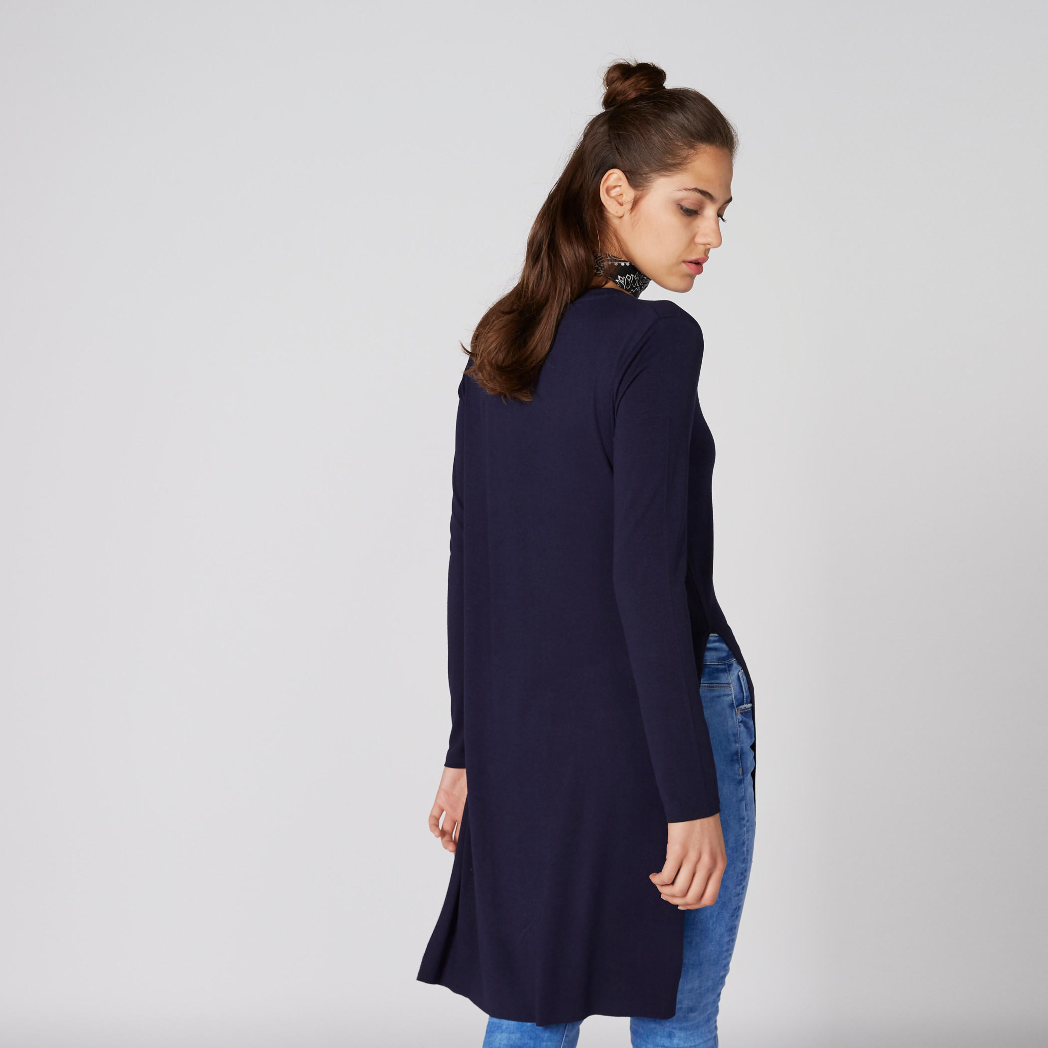 تونيك ياقة مستديرة بأكمام طويلة-women-clothing-shirtsandblouses-blouses-image-2