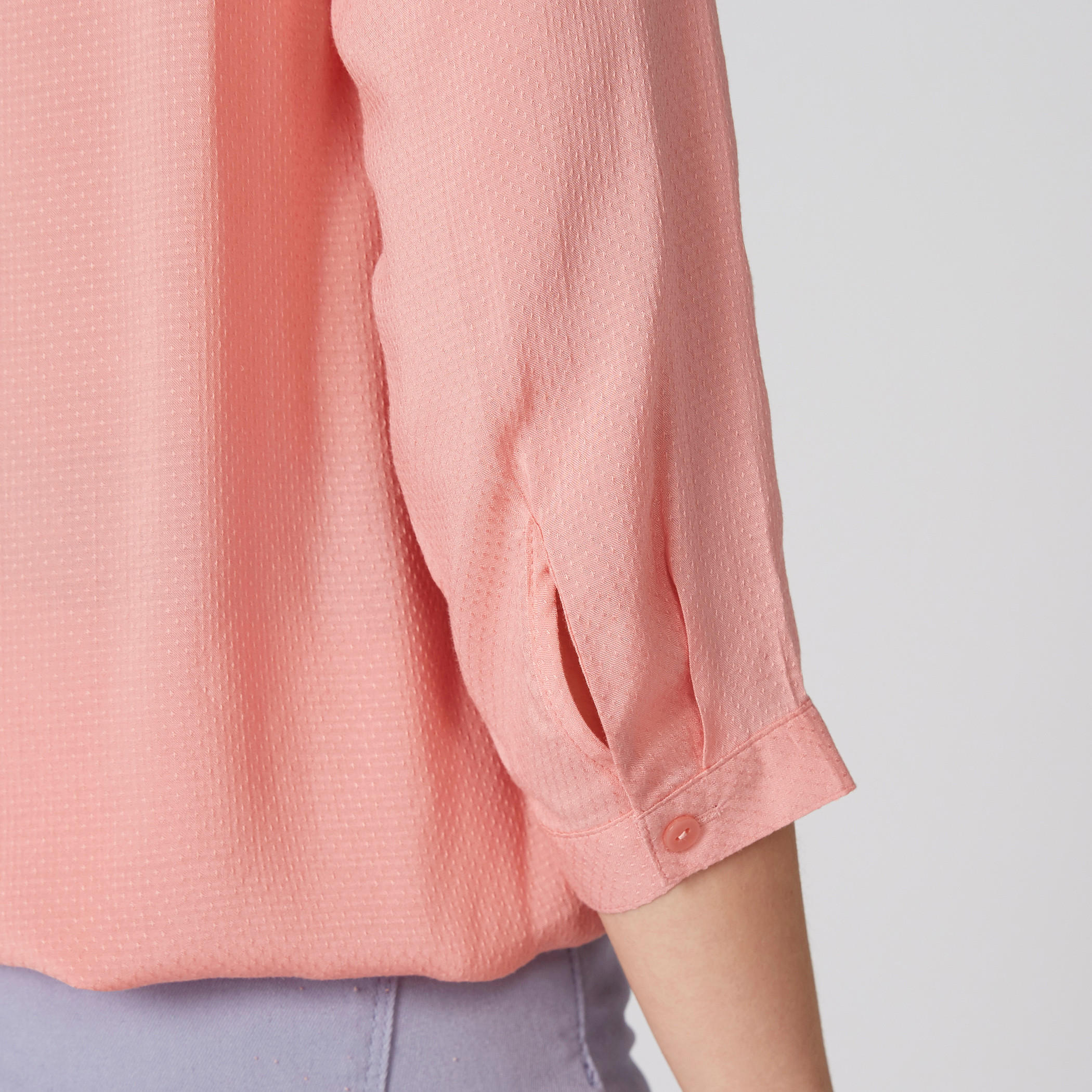 بلوزة بياقة هينلي وأكمام طويلة-women-clothing-shirtsandblouses-blouses-image-4
