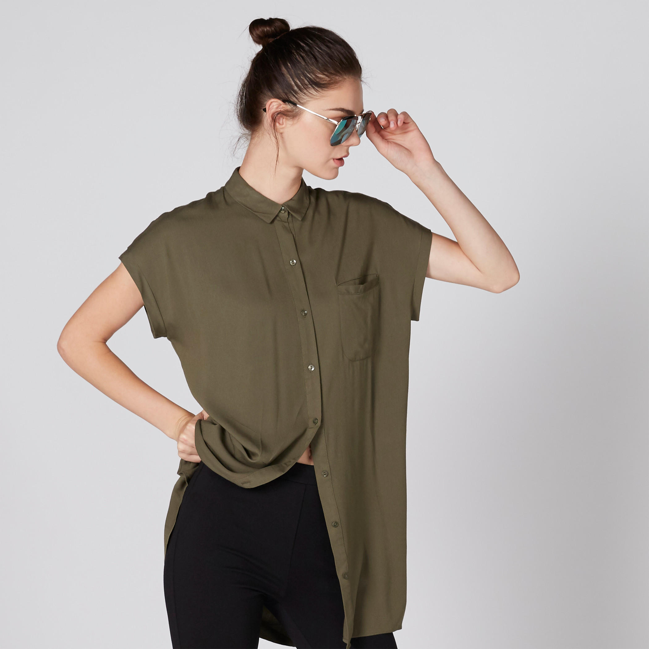 تونيك قميص بأزرار وجيوب-women-clothing-shirtsandblouses-blouses-image-3