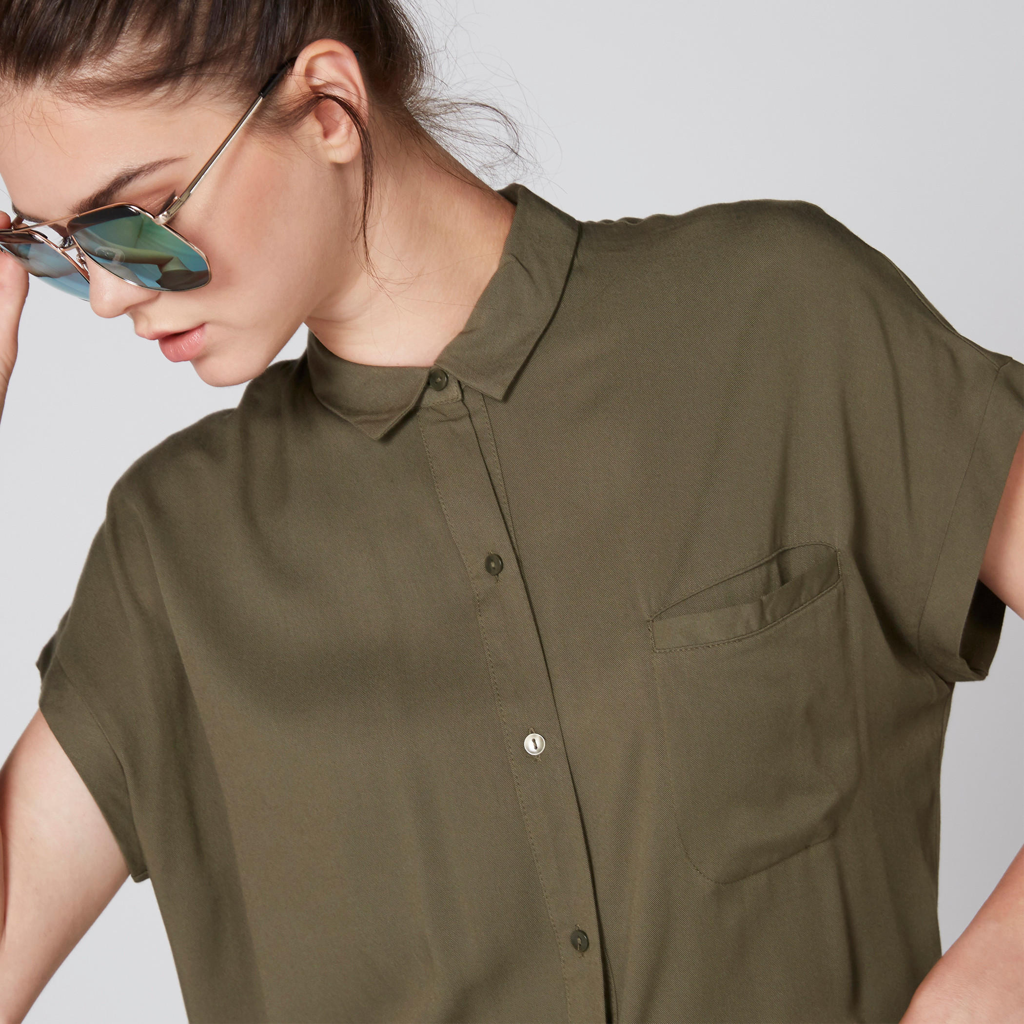 تونيك قميص بأزرار وجيوب-women-clothing-shirtsandblouses-blouses-image-4