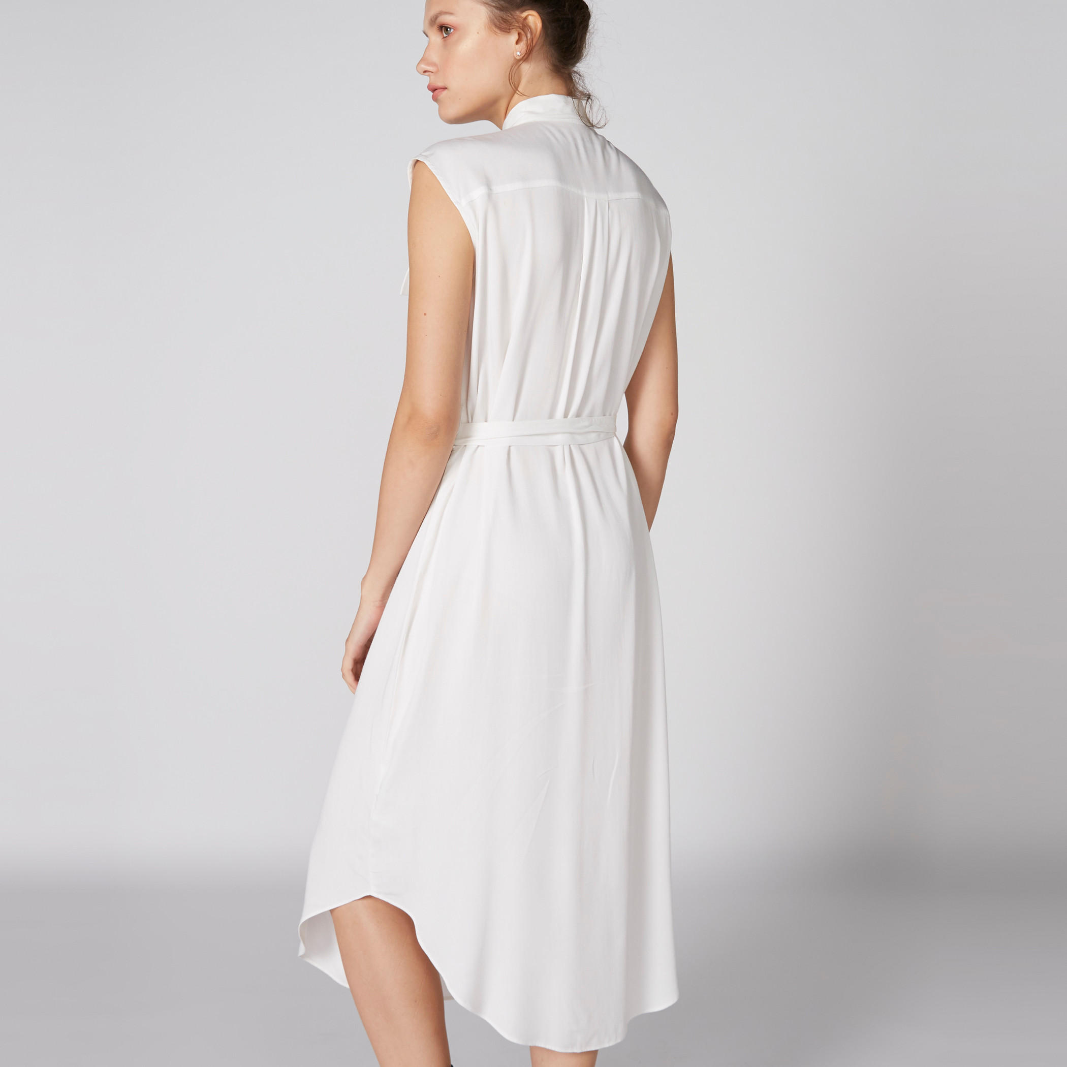 فستان قميص دون أكمام بأزرار وأربطة-women-clothing-dresses-image-2