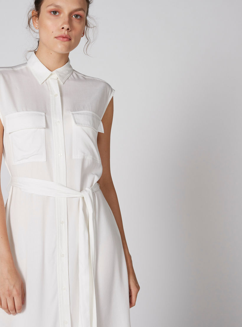 فستان قميص دون أكمام بأزرار وأربطة-women-clothing-dresses-image-4