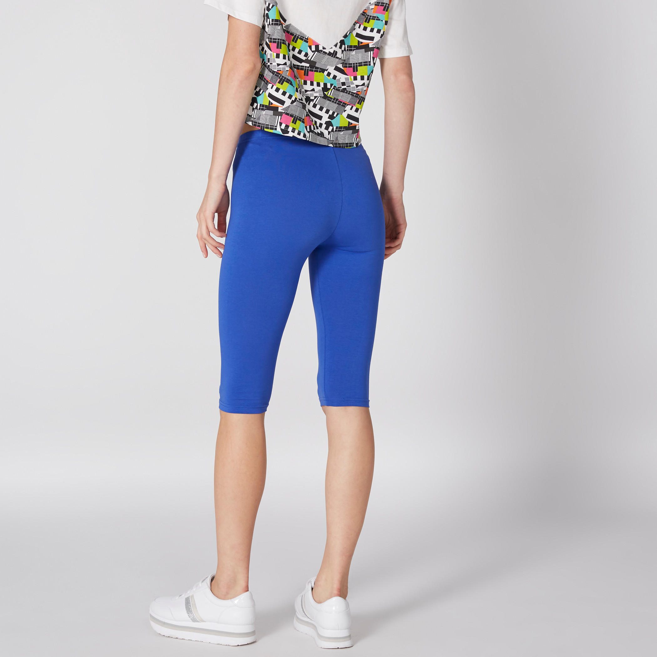 بنطال ليقنز محبوك بطول 3/4 وخصر مطاطي-women-clothing-bottoms-leggings-image-4