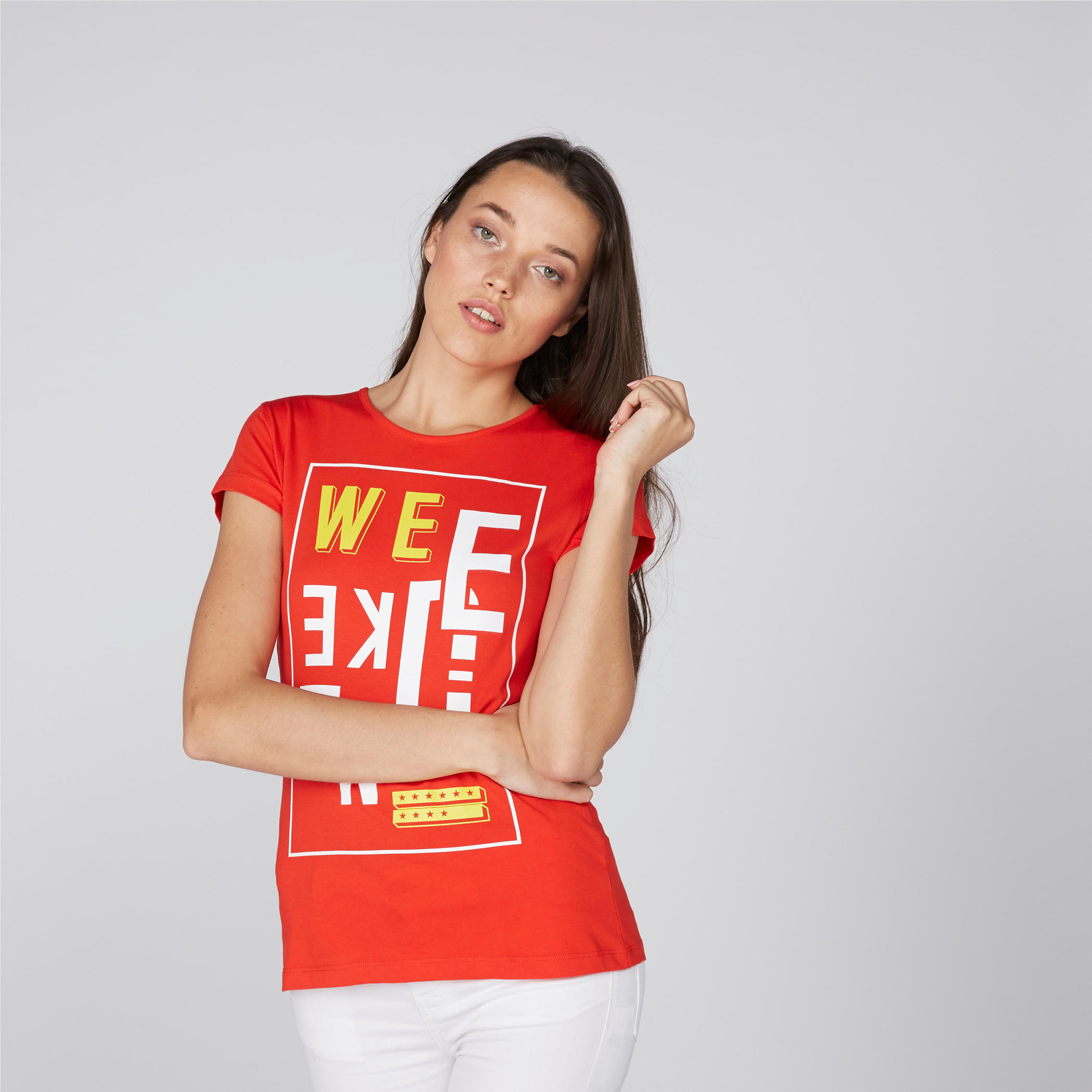تيشيرت بأكمام كاب وطبعات-women-clothing-tshirts-image-1