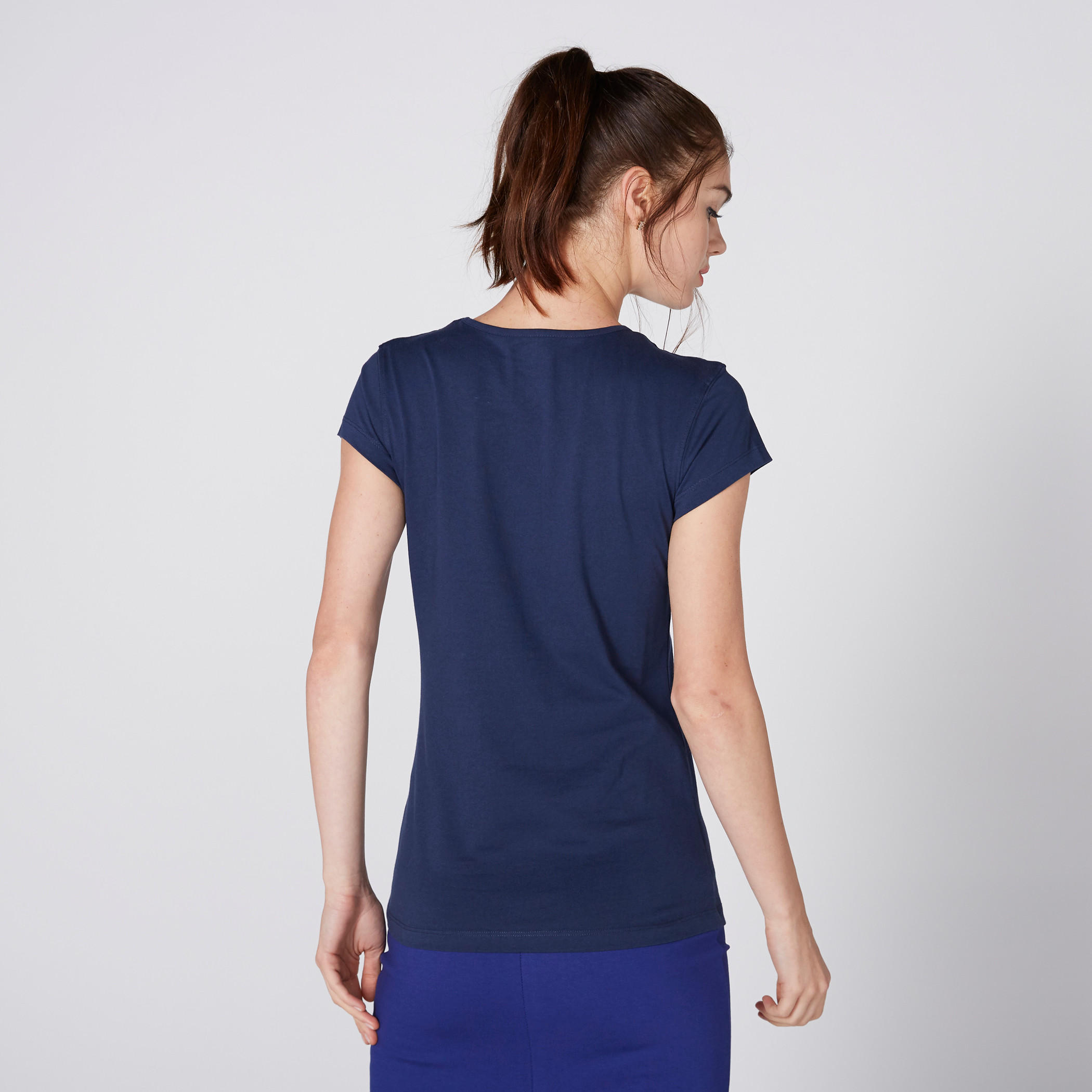 تيشيرت بياقة مستديرة وأكمام كاب وطبعات-women-clothing-tshirts-image-3