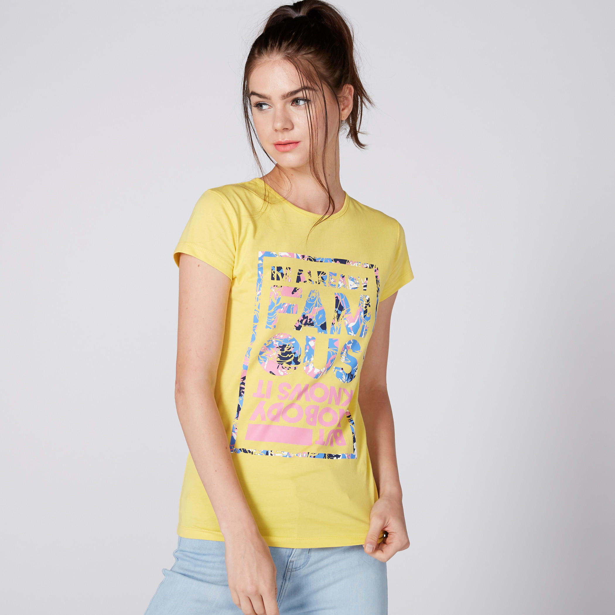 تيشيرت بأكمام كاب وطبعات-women-clothing-tshirts-image-1