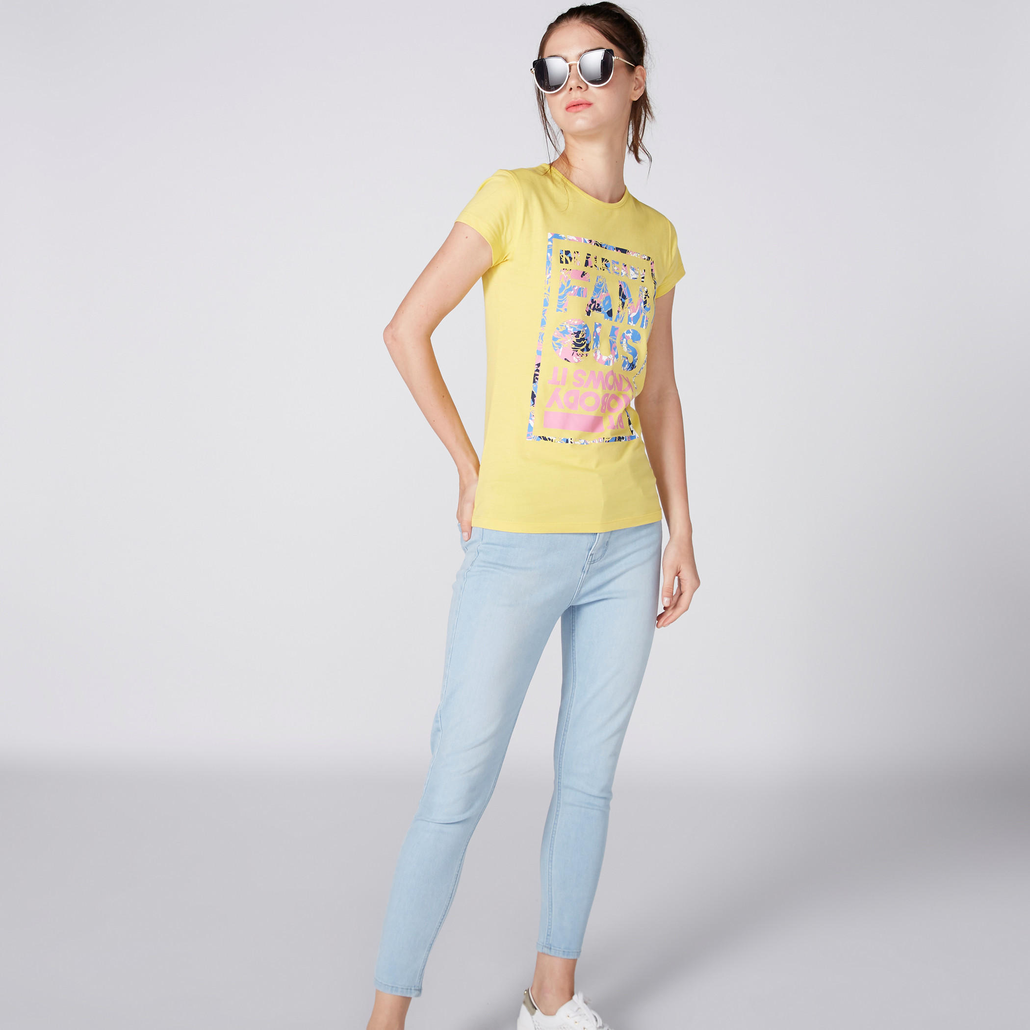 تيشيرت بأكمام كاب وطبعات-women-clothing-tshirts-image-4
