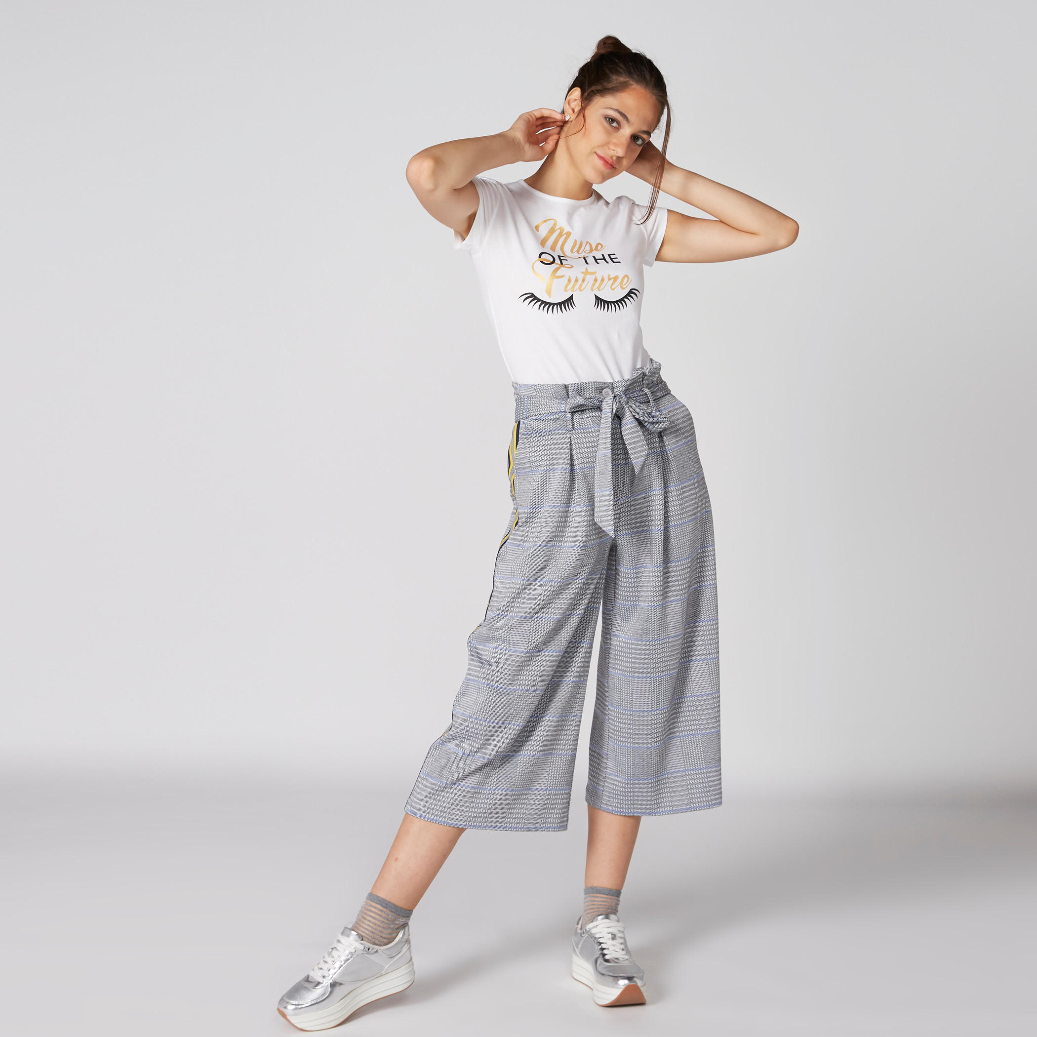 تيشيرت بياقة مستديرة وأكمام قصيرة وطبعات-women-clothing-tshirts-image-3