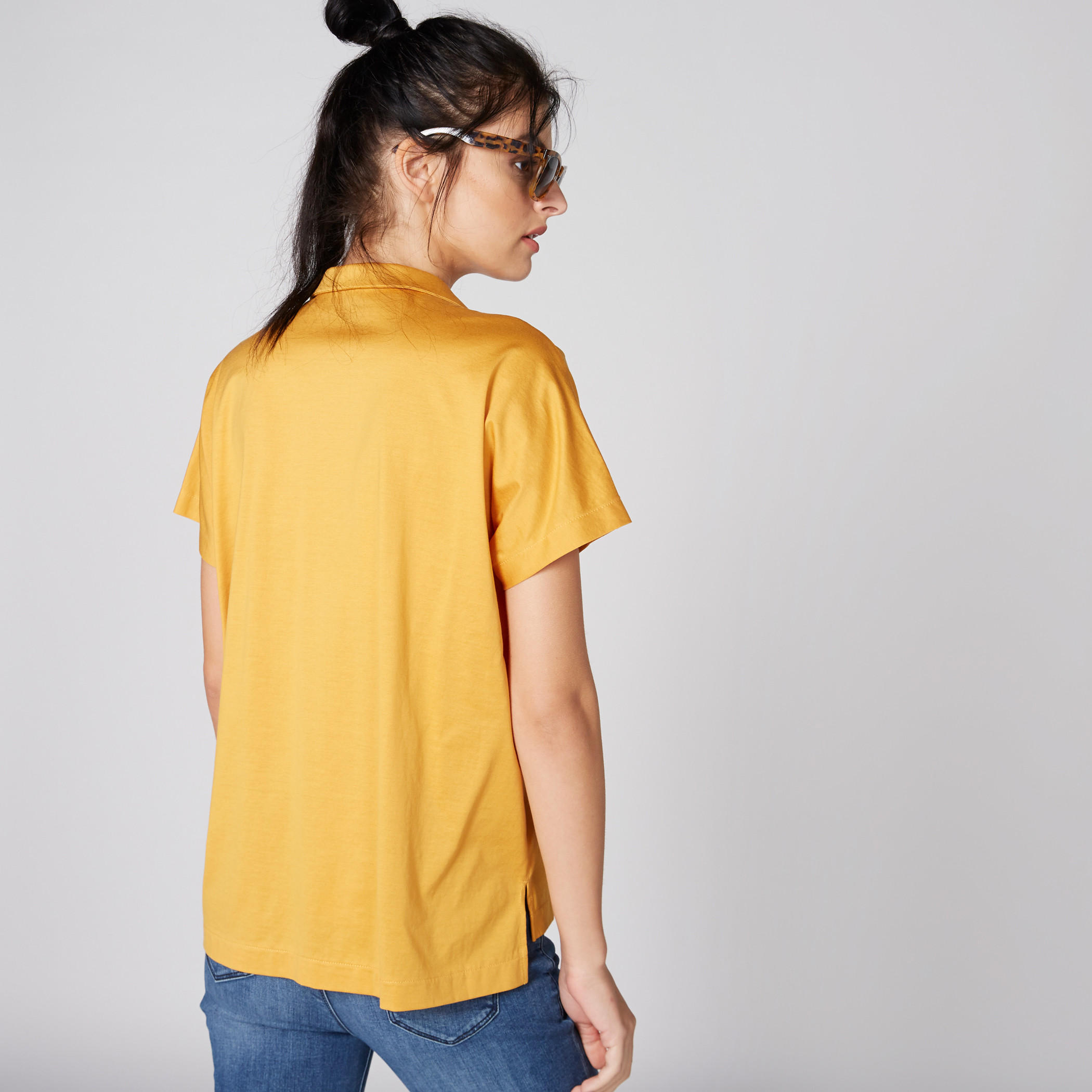 بلوزة بياقة عادية وأكمام قصيرة-women-clothing-shirtsandblouses-blouses-image-6