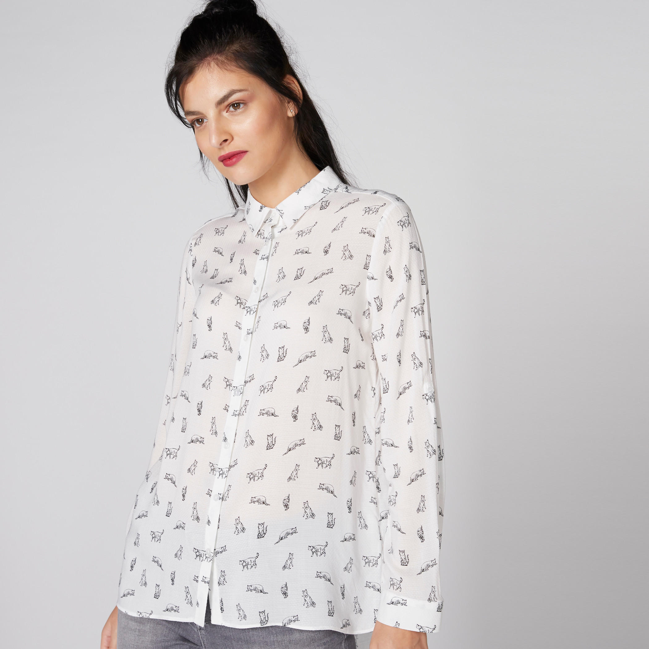 قميص بأزرار وأربطة وطبعات-women-clothing-shirtsandblouses-shirts-image-3