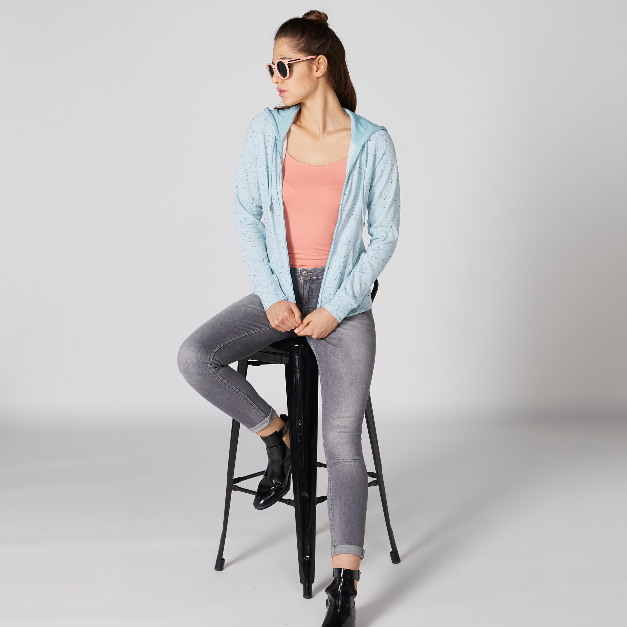 جاكيت بأكمام طويلة وسحّاب إغلاق وطبعات وقبعة-women-winterwear-coatsandjackets-jackets-image-3
