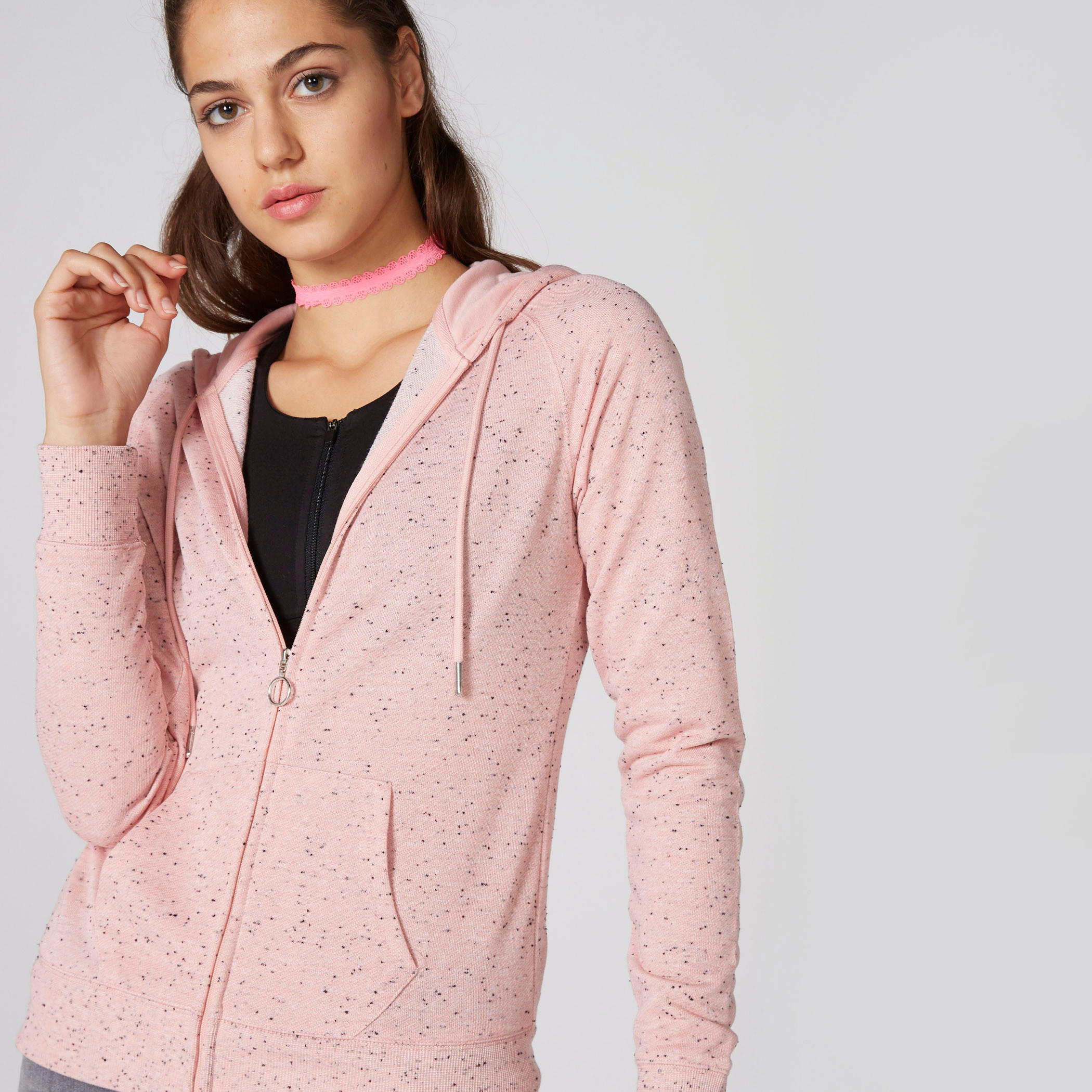 جاكيت بأكمام طويلة وسحّاب إغلاق وطبعات وقبعة-women-winterwear-coatsandjackets-jackets-image-4