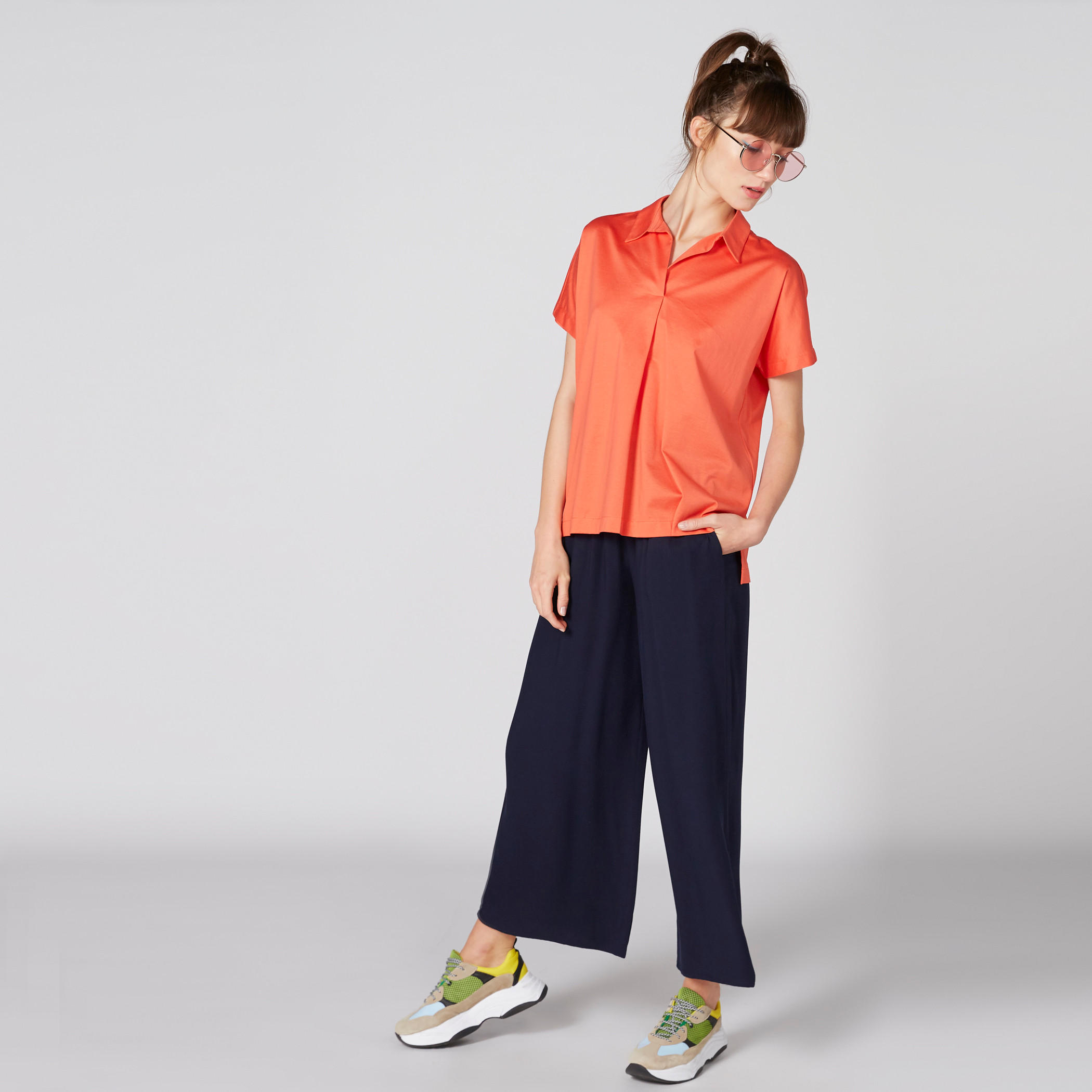 بنطال بالازو بخصر مطّاطي وجيوب-women-clothing-bottoms-trousers-image-1