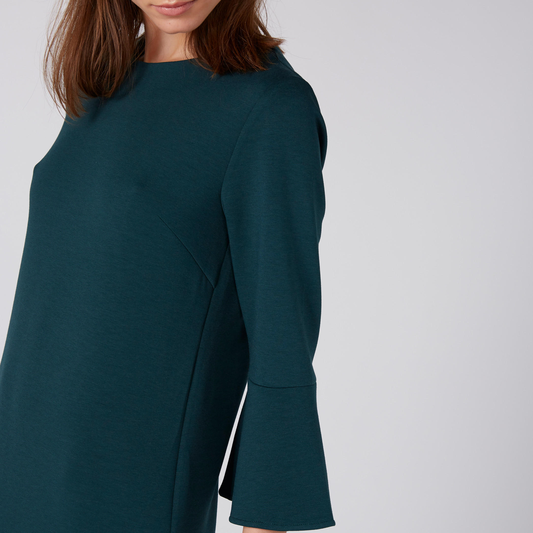 Flared Sleeves Mini Shift Dress-women-clothing-dresses-image-3