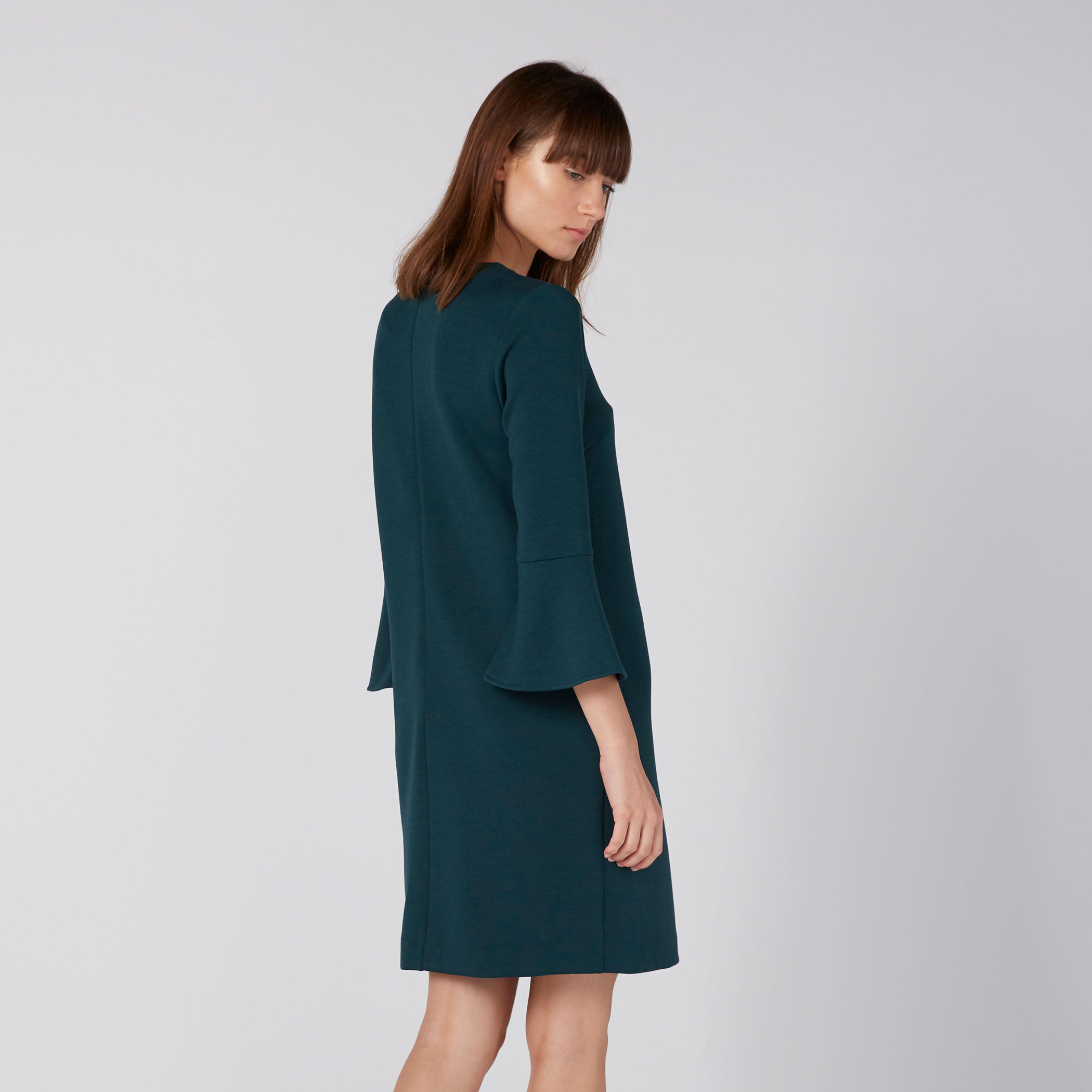 Flared Sleeves Mini Shift Dress-women-clothing-dresses-image-4