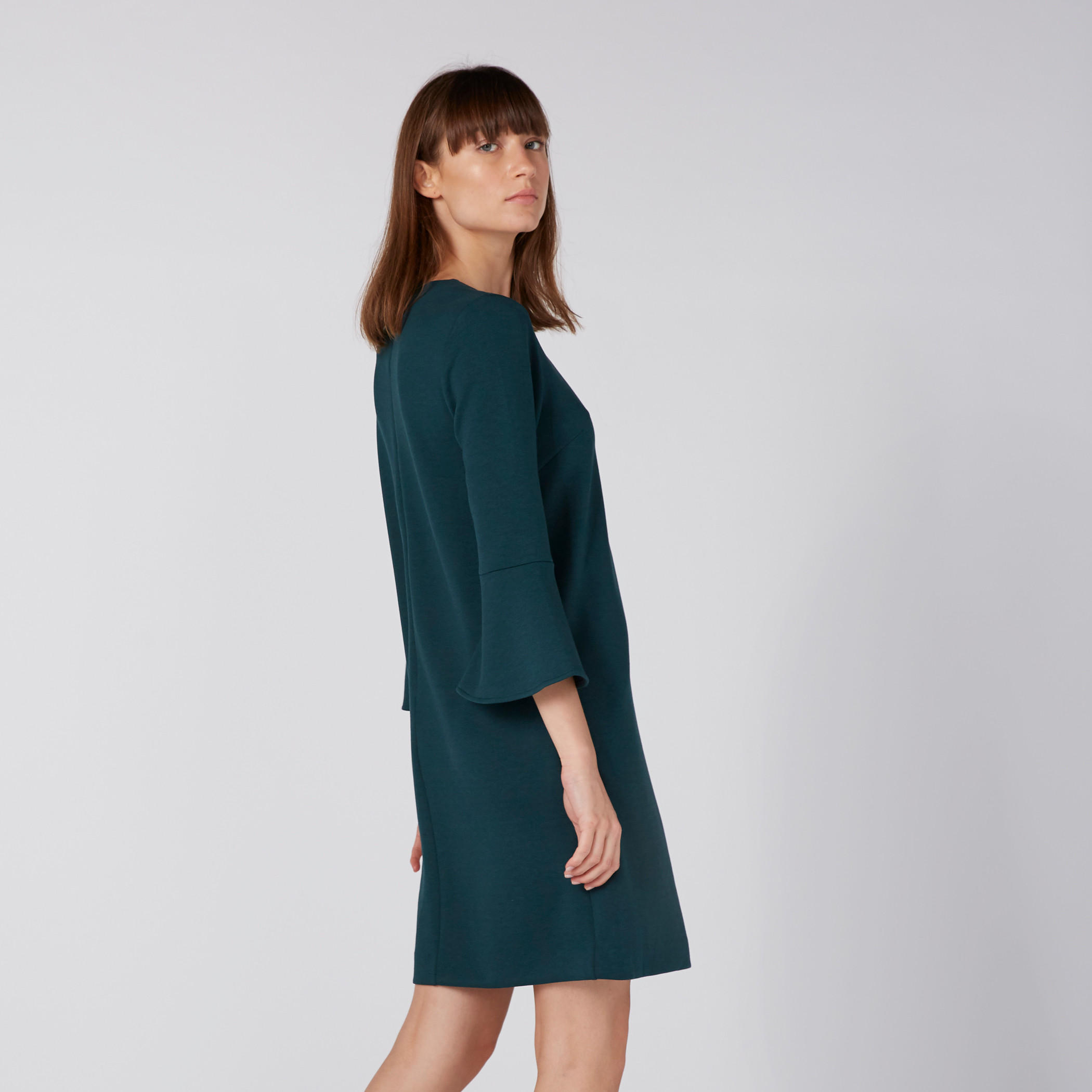 Flared Sleeves Mini Shift Dress-women-clothing-dresses-image-5