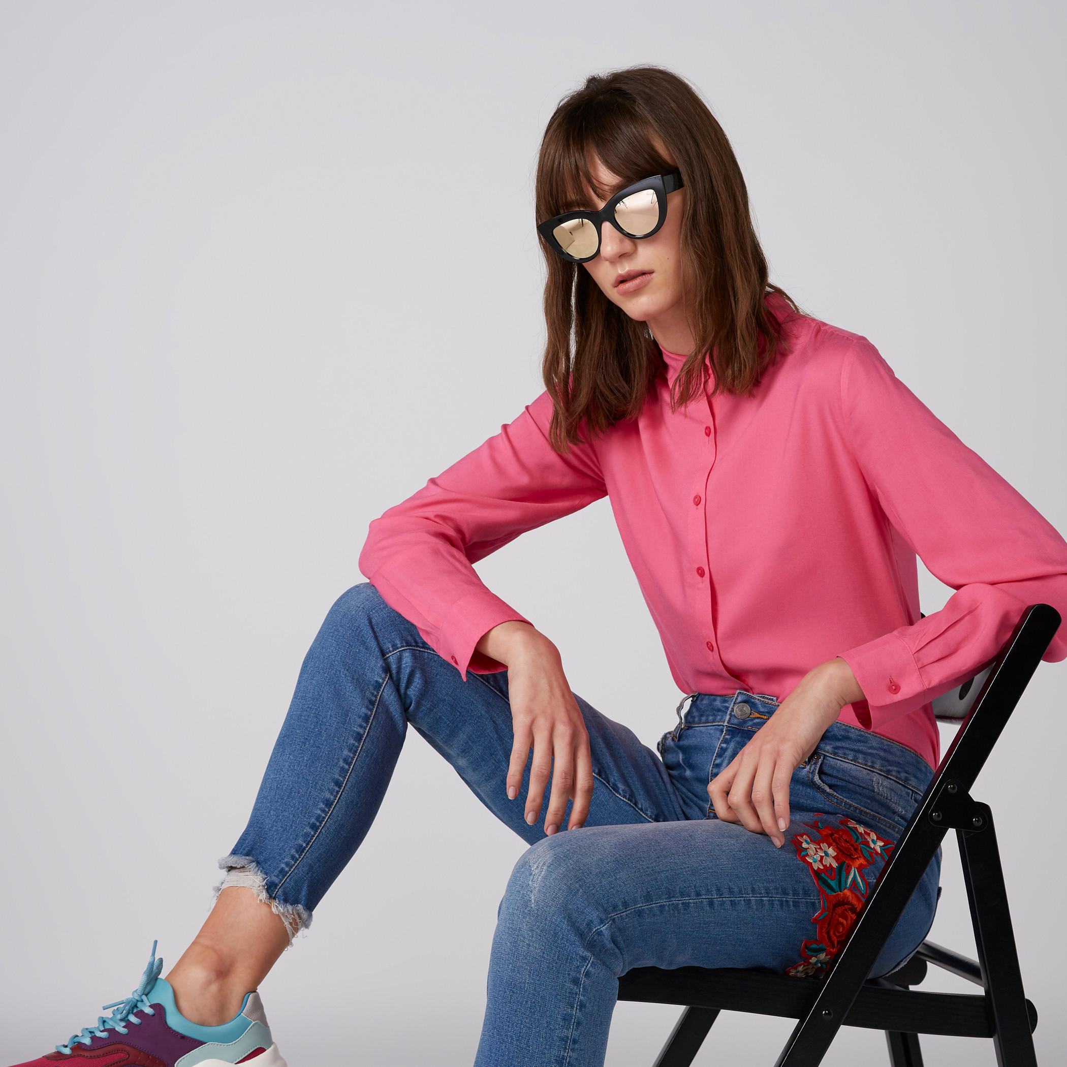 Long Sleeves Shirt with Complete Placket-women-clothing-shirtsandblouses-shirts-image-3