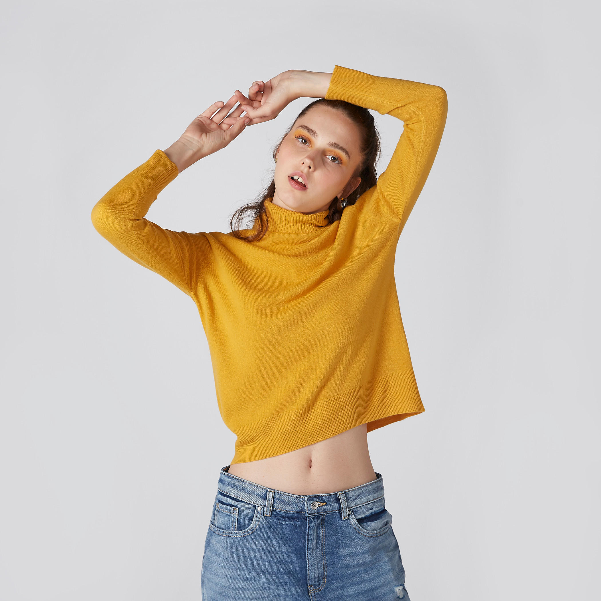 سويتر بياقة عالية وأكمام مغايرة-women-clothing-cardigansandjumpers-jumpers-image-8