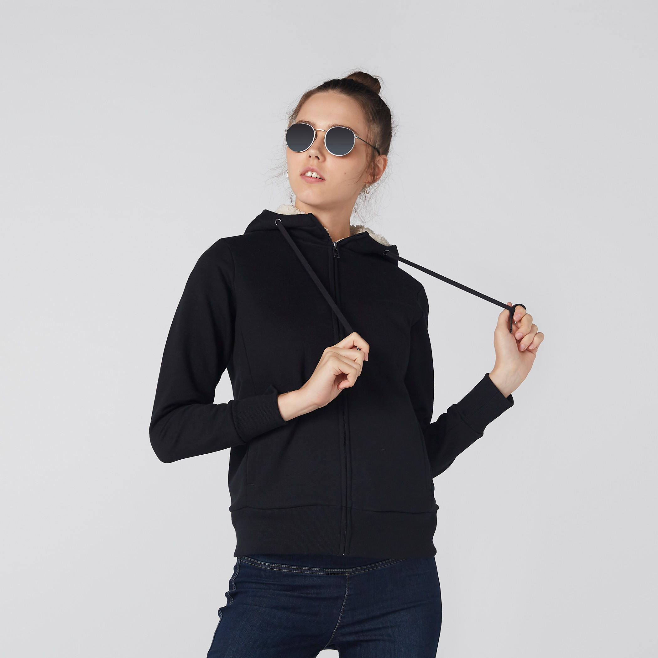 Long Sleeves Jacket with Zip Closure and Hood-women-winterwear-coatsandjackets-jackets-image-8