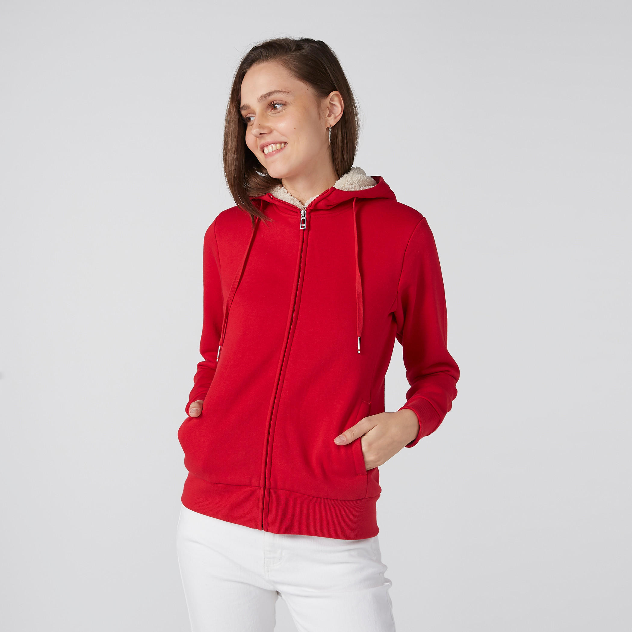 Long Sleeves Jacket with Zip Closure and Hood-women-winterwear-coatsandjackets-jackets-image-4