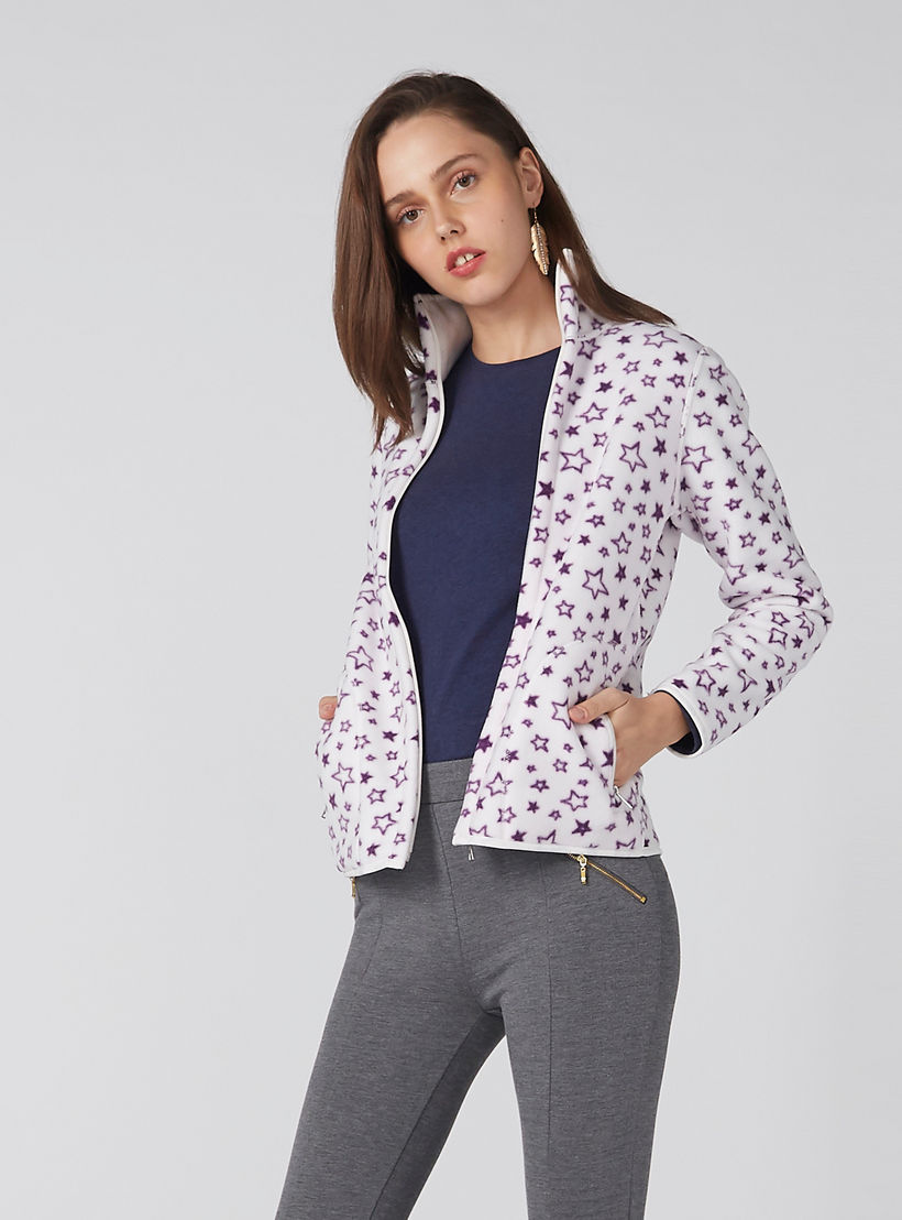 جاكيت بياقة عالية وسحّاب إغلاق وجيوب وطبعات-women-winterwear-coatsandjackets-jackets-image-4