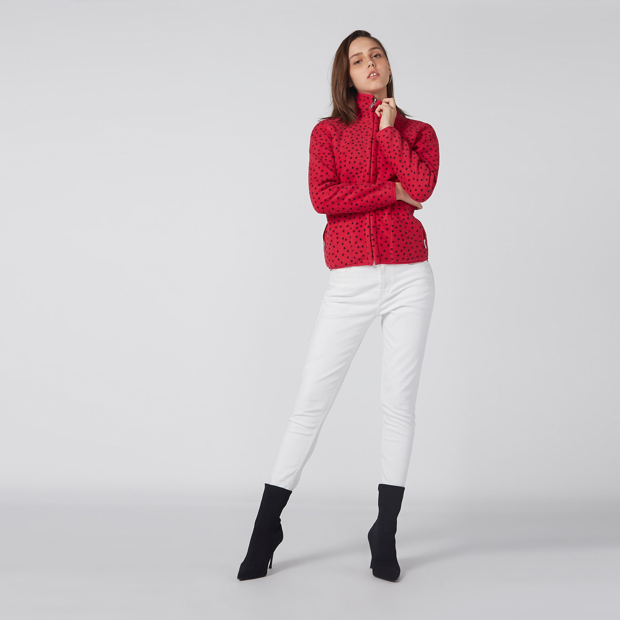 جاكيت بياقة عالية وسحّاب إغلاق وجيوب وطبعات-women-winterwear-coatsandjackets-jackets-image-2