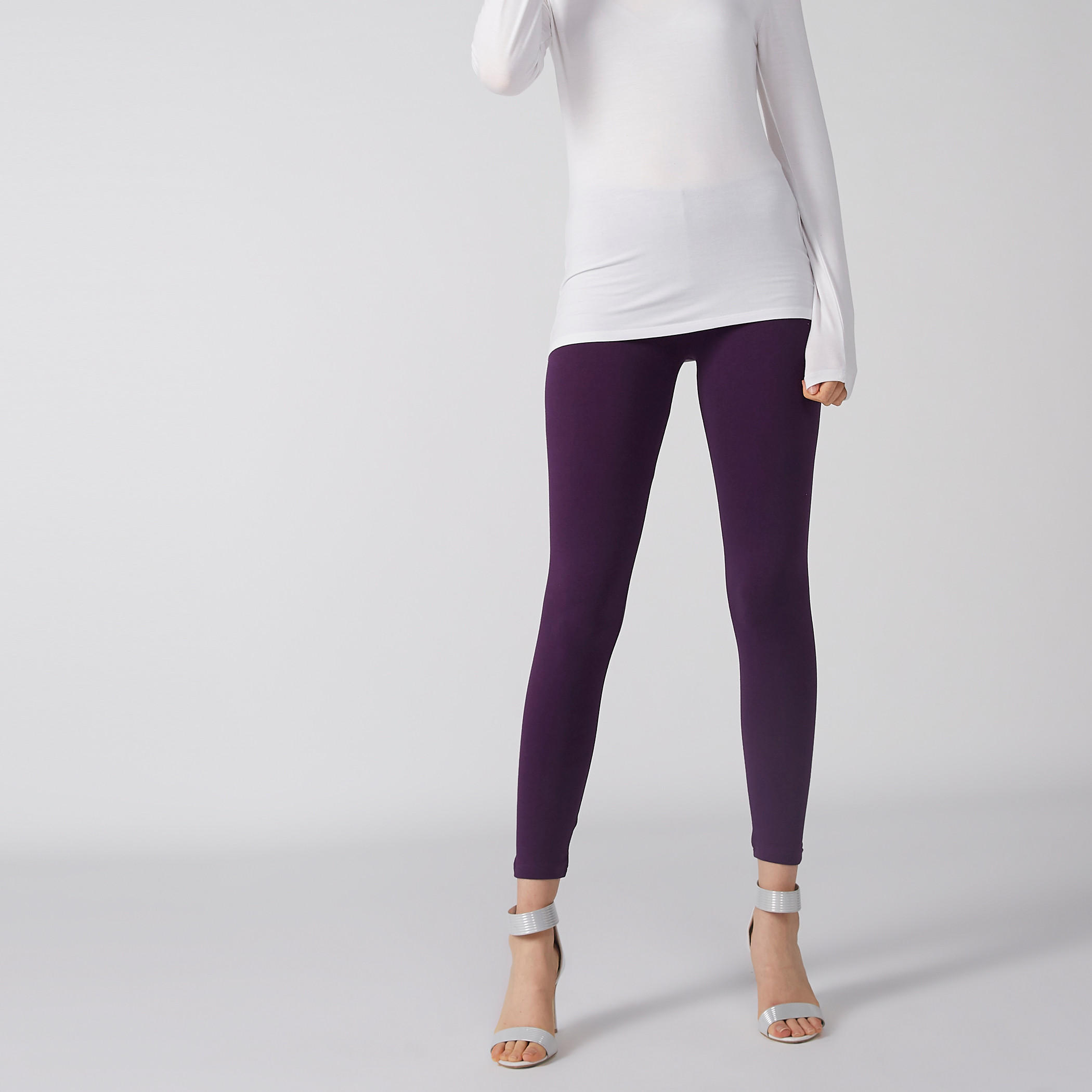 ليقنز 3/4 بخصر مطاطي-women-clothing-bottoms-leggings-image-1
