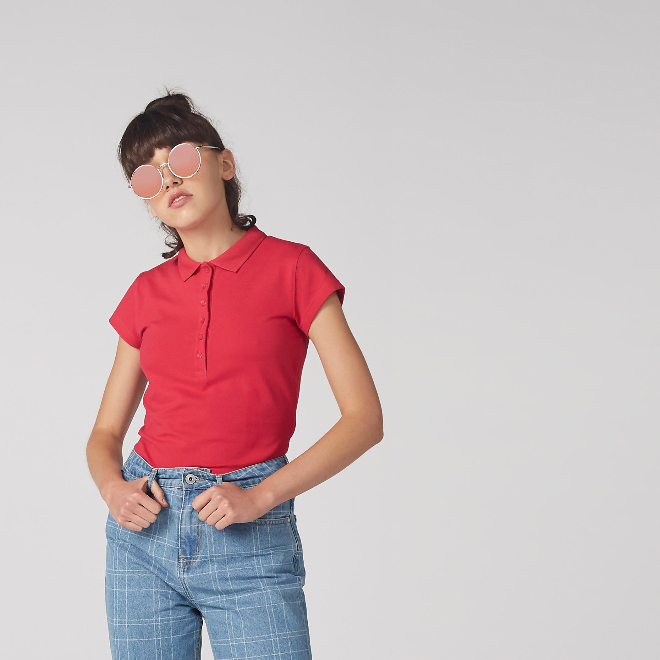تيشيرت بولو وأكمام قصيرة-women-clothing-tshirts-image-2